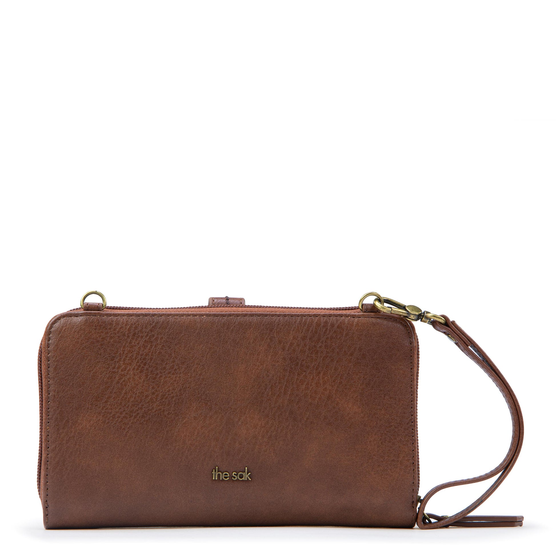 The Sak Iris Large Smartphone Crossbody Crochet - Woodland Stripe