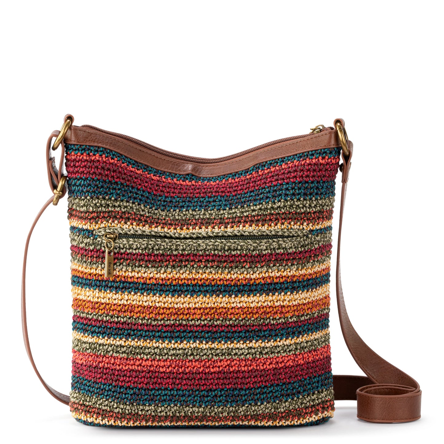 The Sak Lucia Crossbody Crochet - |Woodland Stripe|