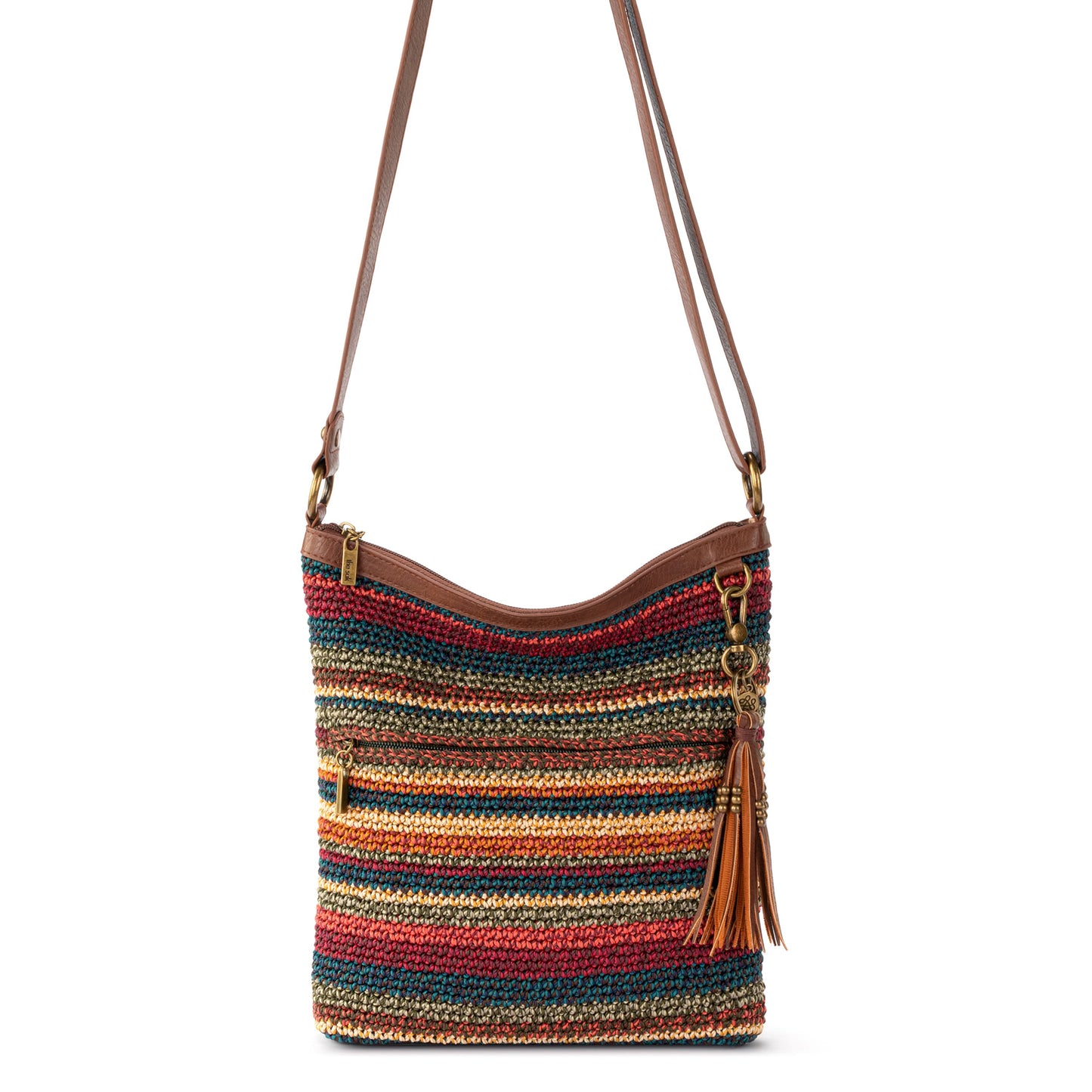 The Sak Lucia Crossbody Crochet - |Woodland Stripe|