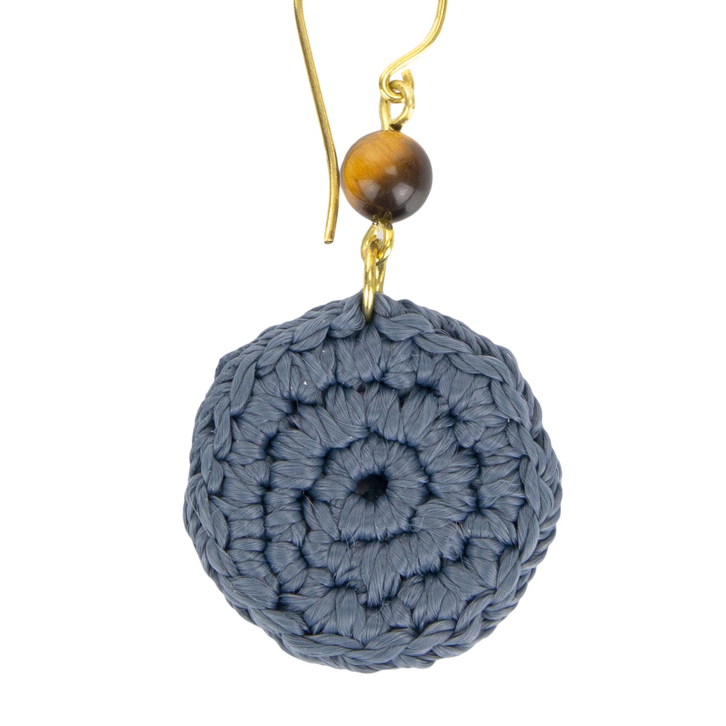 The Sak Jasper Disc Earrings - |Maritime|