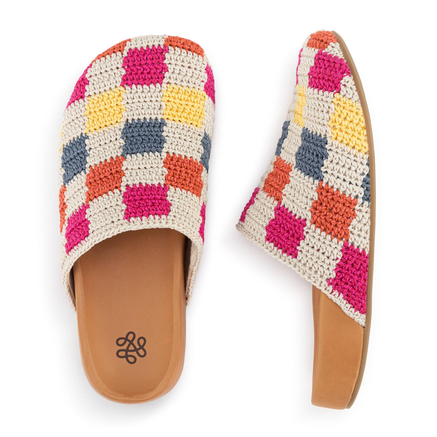 The Sak Bolinas Clog Crochet - |Multi Check|