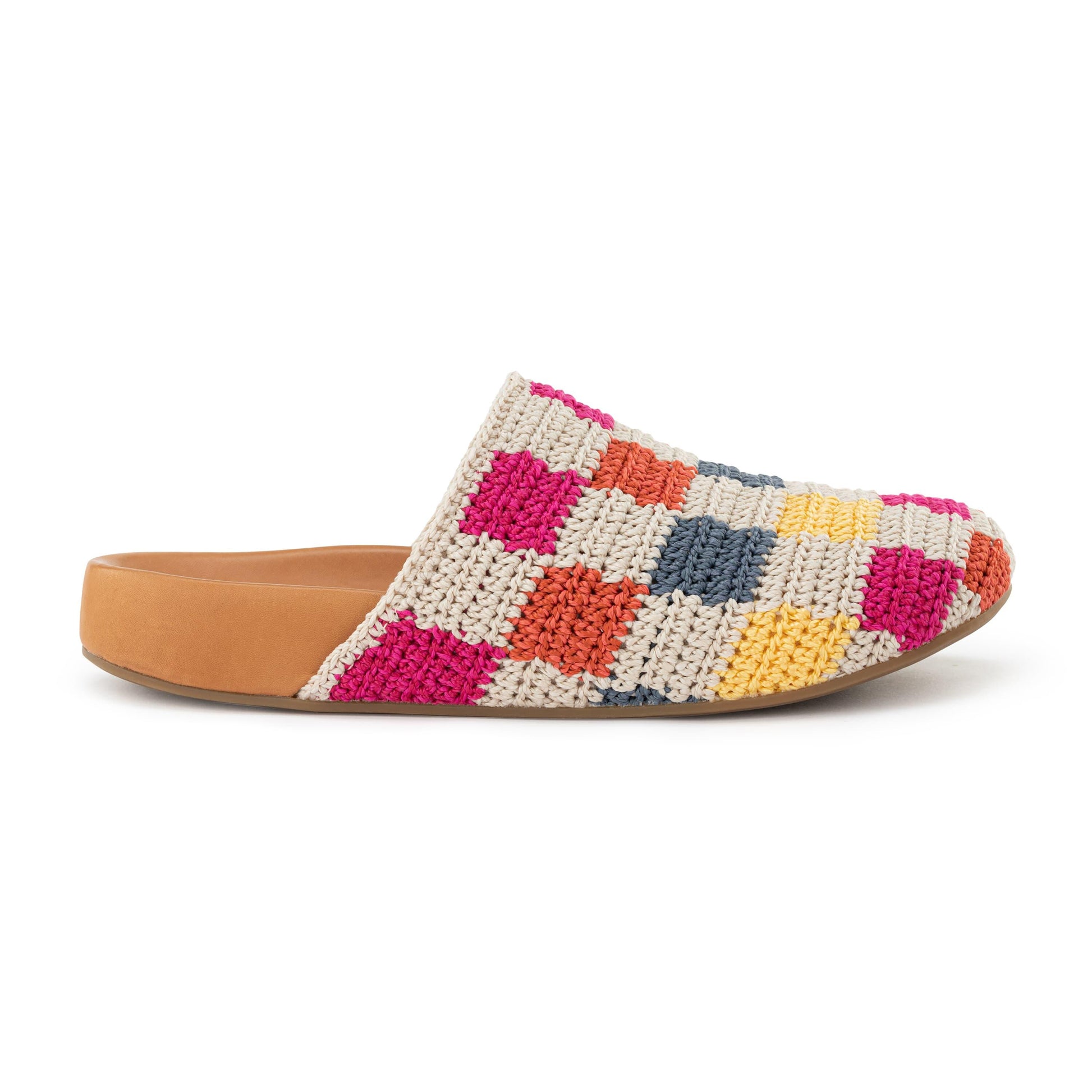 The Sak Bolinas Clog Crochet - |Multi Check|