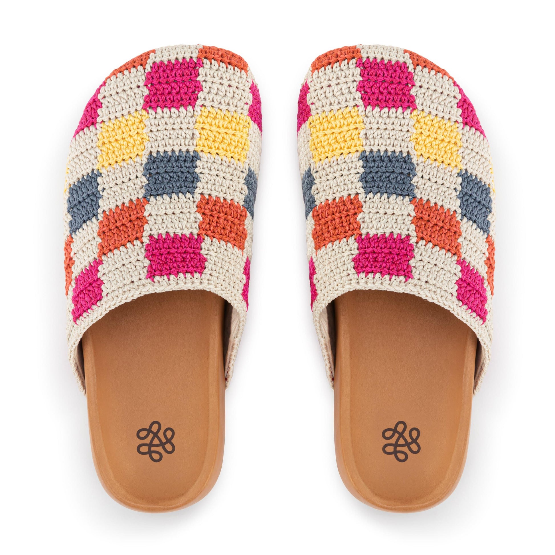 The Sak Bolinas Clog Crochet - |Multi Check|