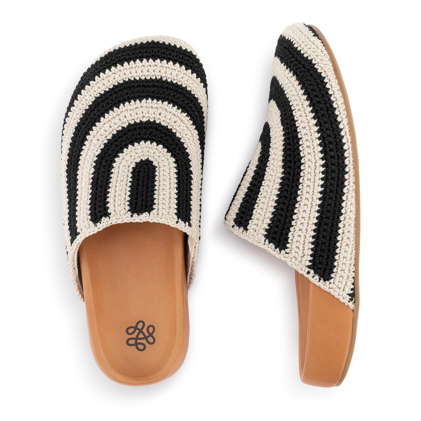 The Sak Bolinas Clog Crochet - |Black Stripe|