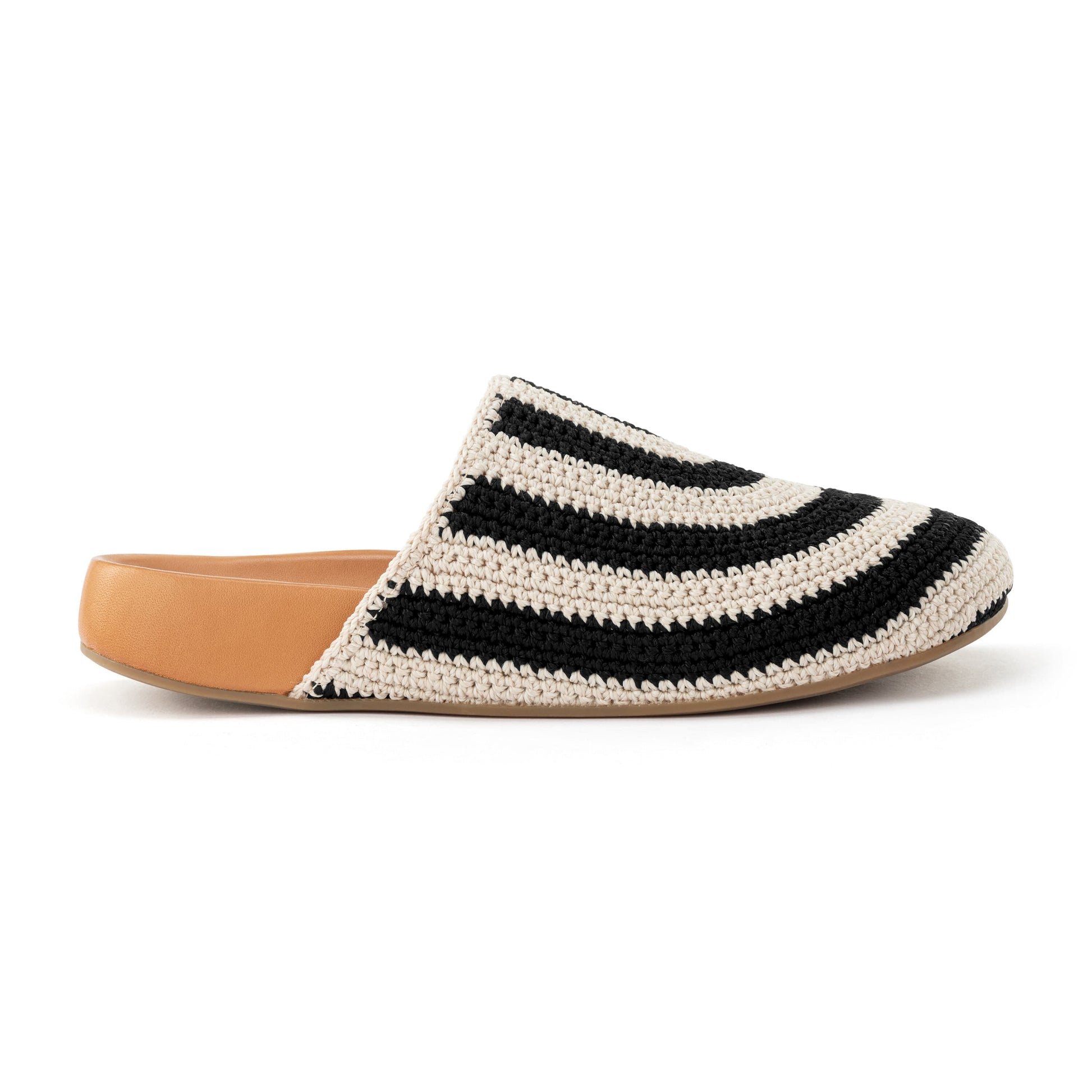 The Sak Bolinas Clog Crochet - |Black Stripe|