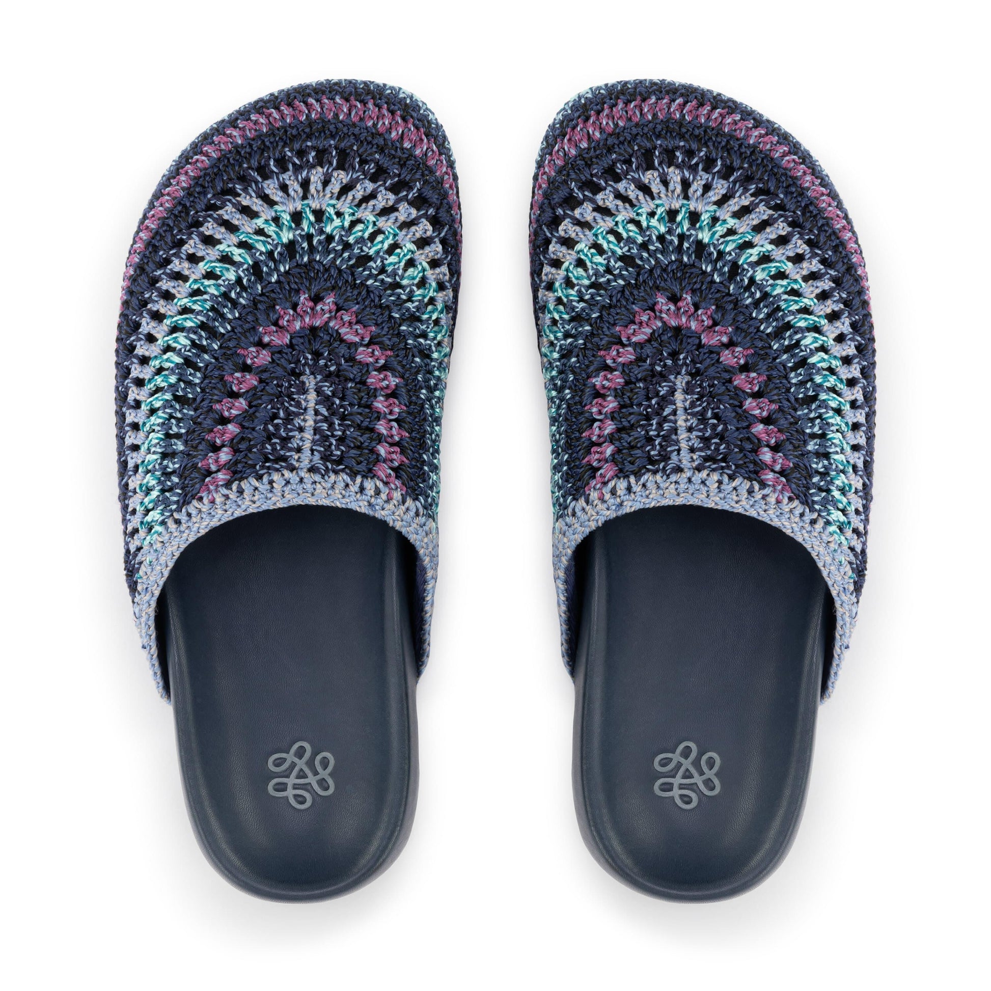 The Sak Bolinas Clog Crochet - |Lapis Stripe|