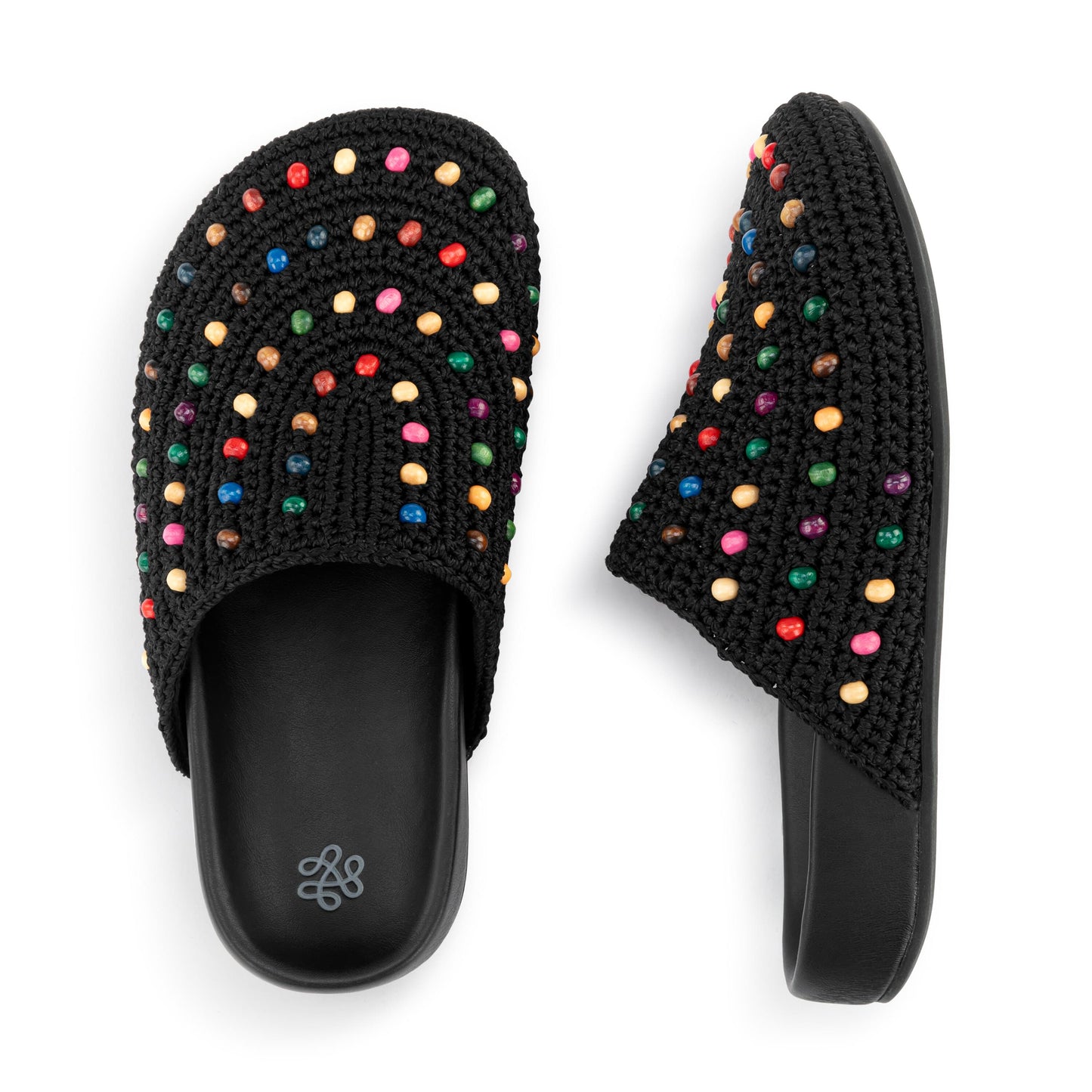 The Sak Bolinas Clog Kids Crochet - |Black Multi Beads|