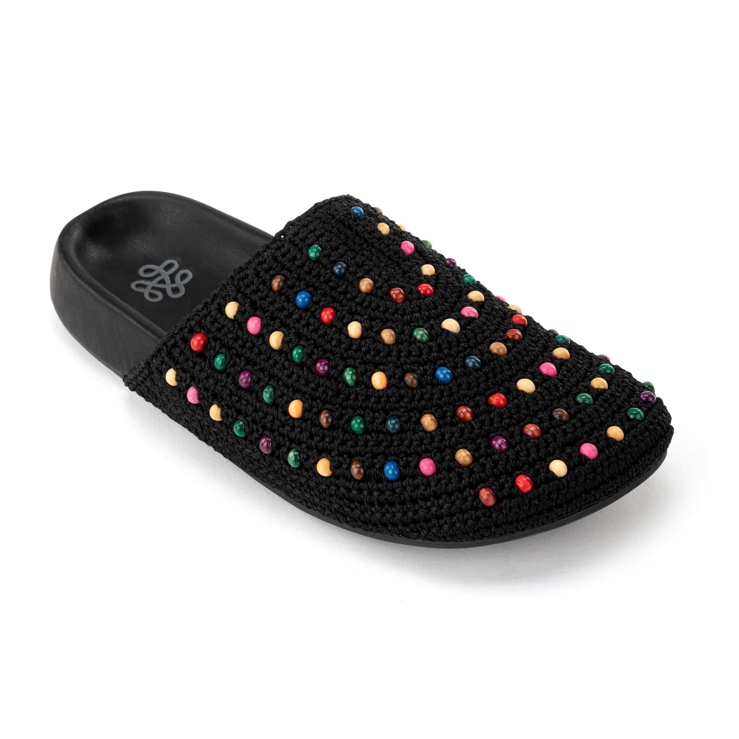 The Sak Bolinas Clog Crochet - |Black Multi Beads|