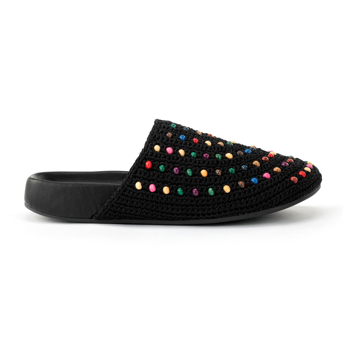 The Sak Bolinas Clog Crochet - |Black Multi Beads|