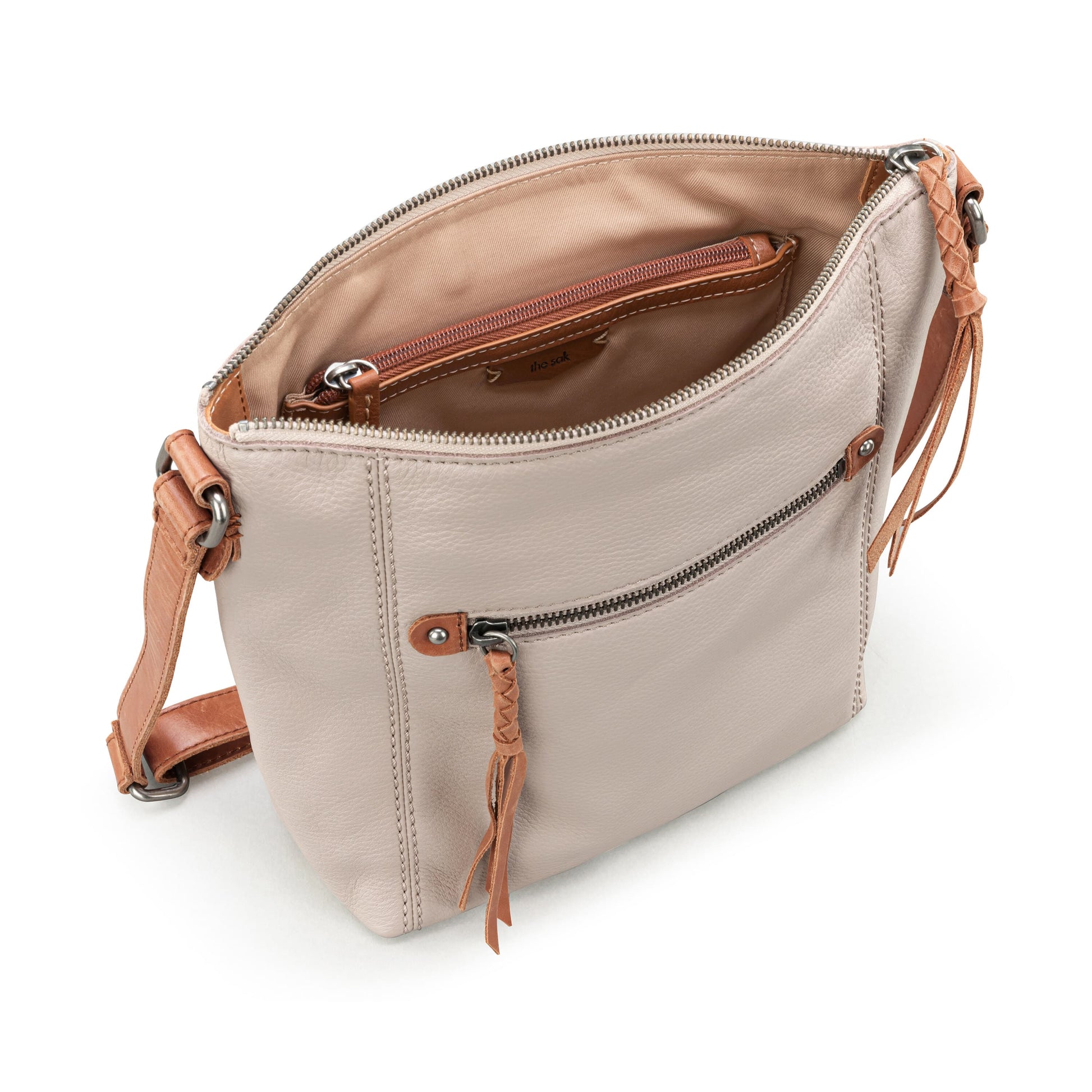 The Sak Ashland Crossbody Leather - |Sand|