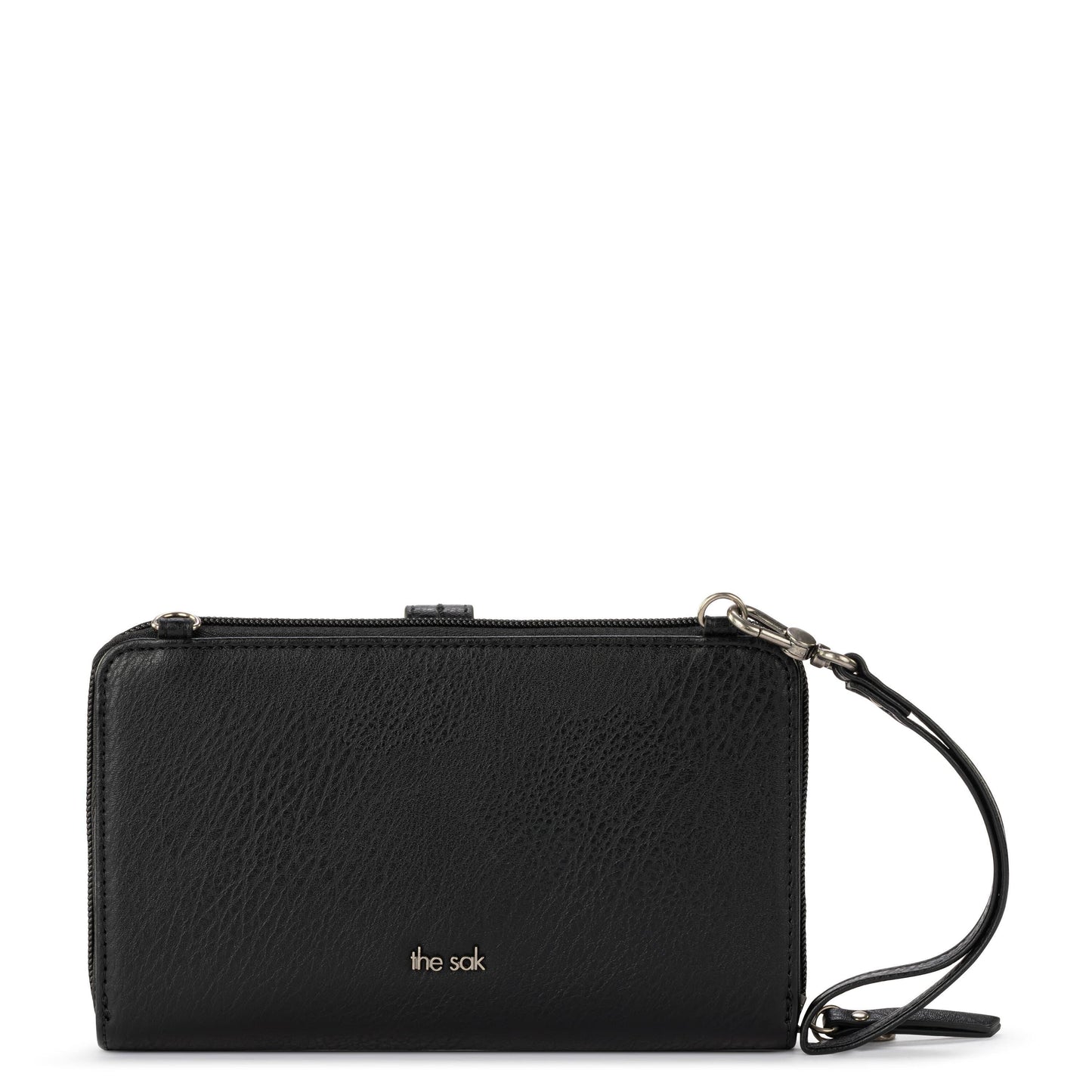 The Sak Iris Large Smartphone Crossbody Crochet - |Black Check|