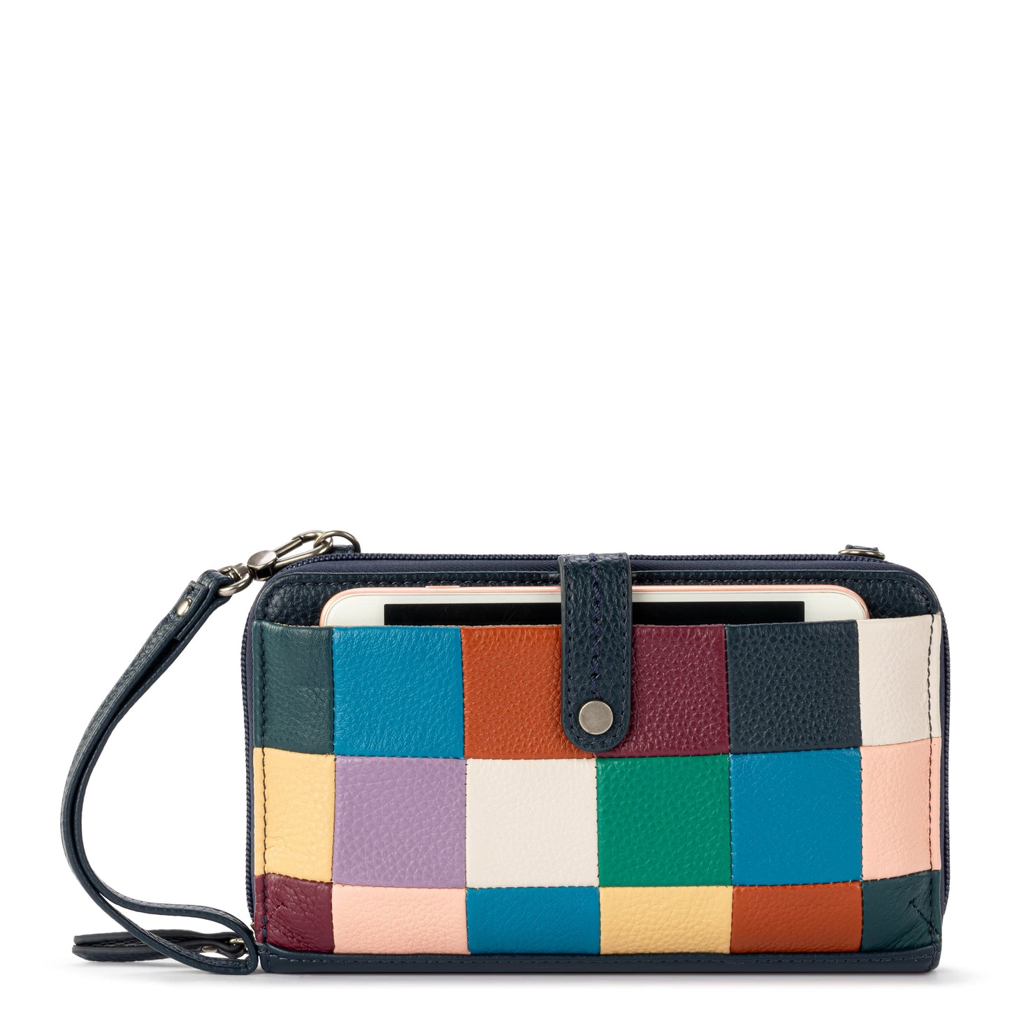 The Sak Iris Large Smartphone Crossbody Leather - |Multi Patch|