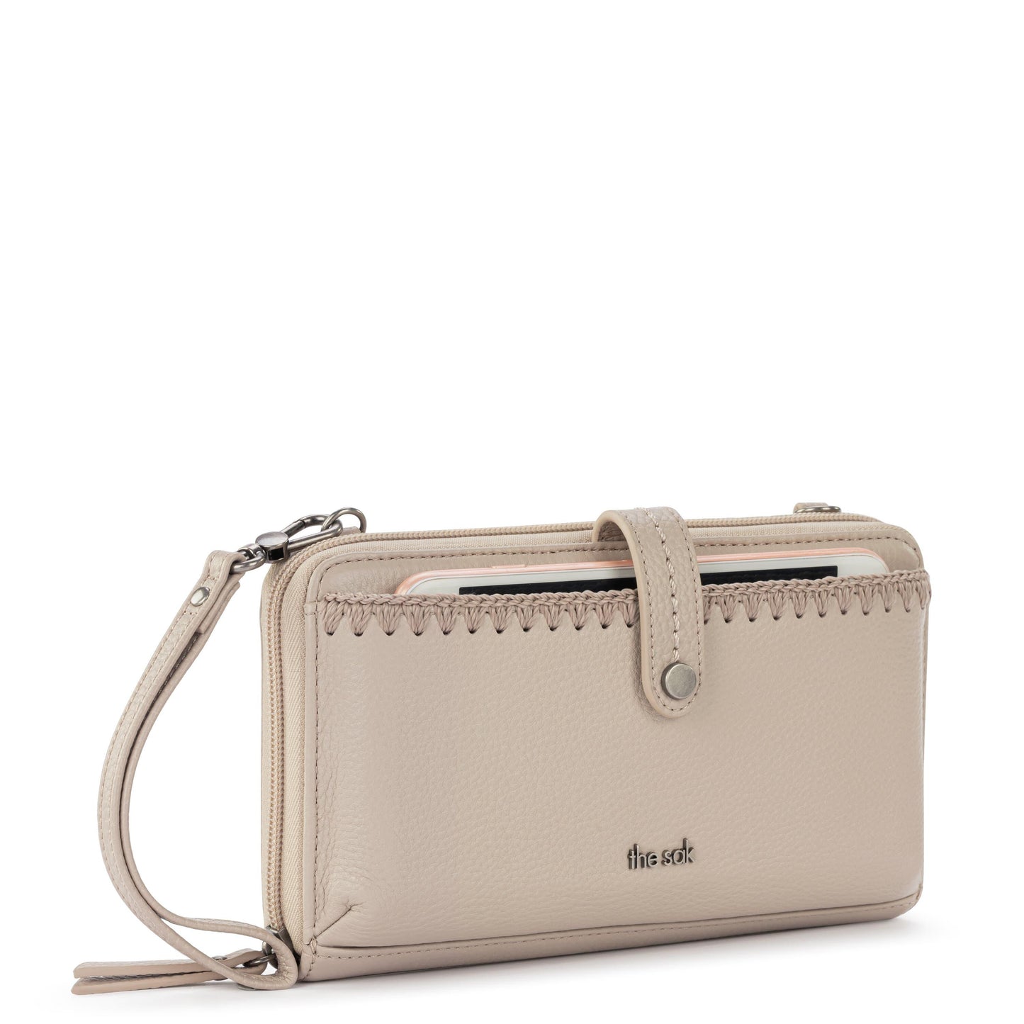 The Sak Iris Large Smartphone Crossbody Leather - |Sand|