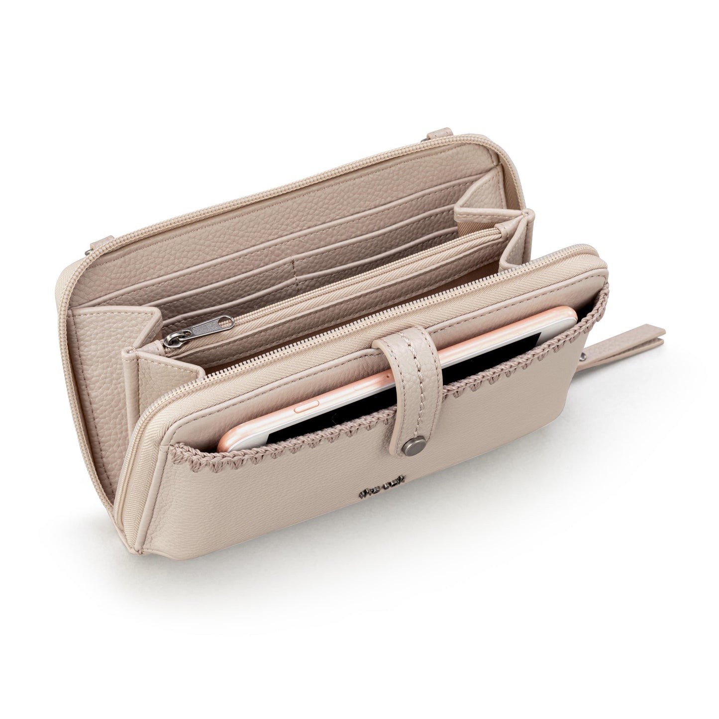 The Sak Iris Large Smartphone Crossbody Leather - |Sand|