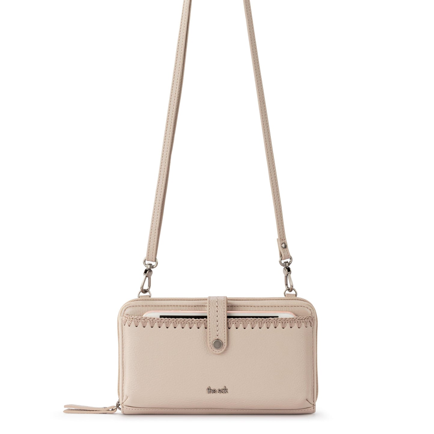The Sak Iris Large Smartphone Crossbody Leather - |Sand|