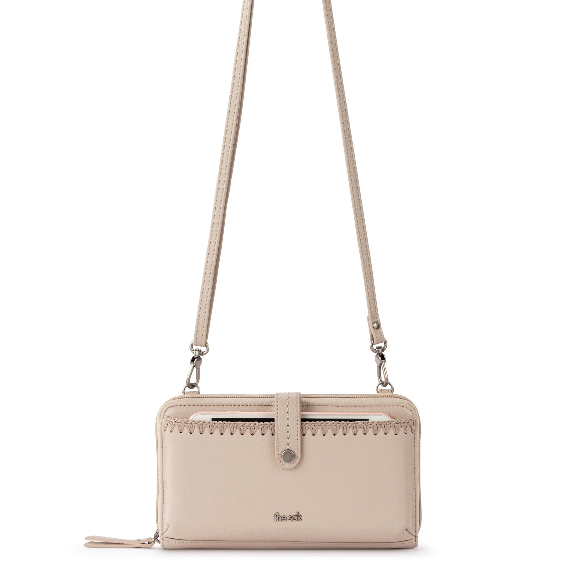 The Sak Iris Large Smartphone Crossbody Leather - |Sand|