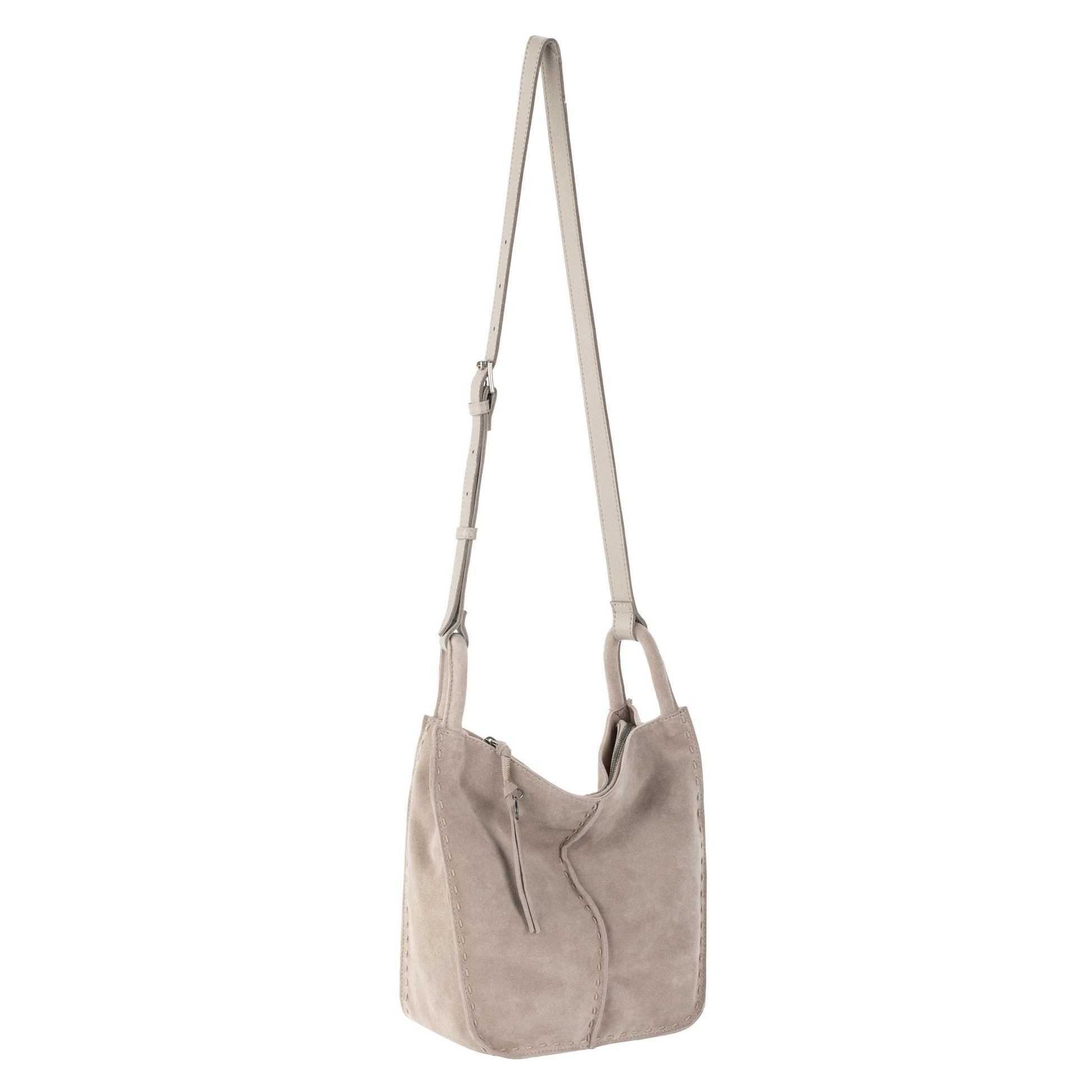 The Sak Los Feliz Slouchy Crossbody Leather - |Sand Suede|