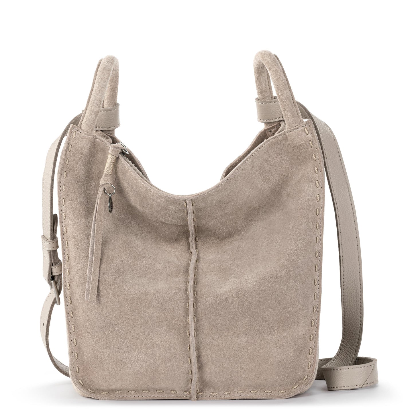 The Sak Los Feliz Slouchy Crossbody Leather - |Sand Suede|