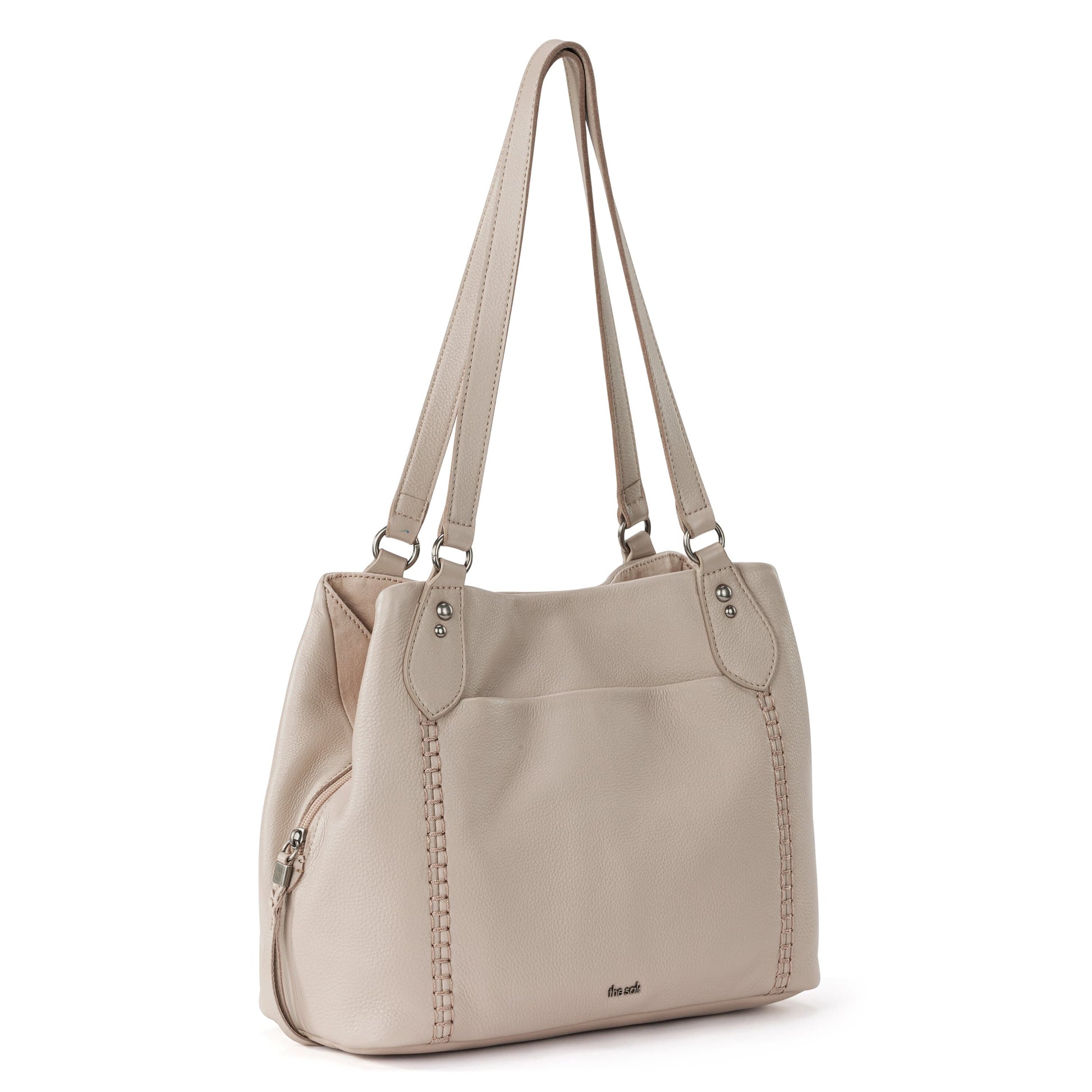The Sak Melrose Satchel Leather - |Sand|