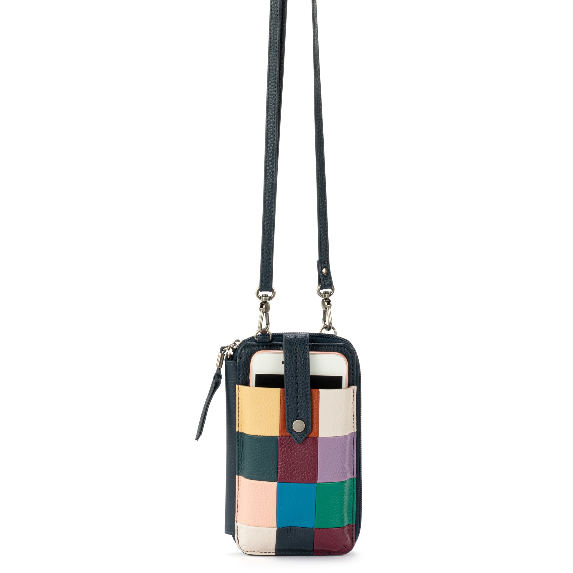 The Sak Silverlake Smartphone Crossbody Leather - |Multi Patch|