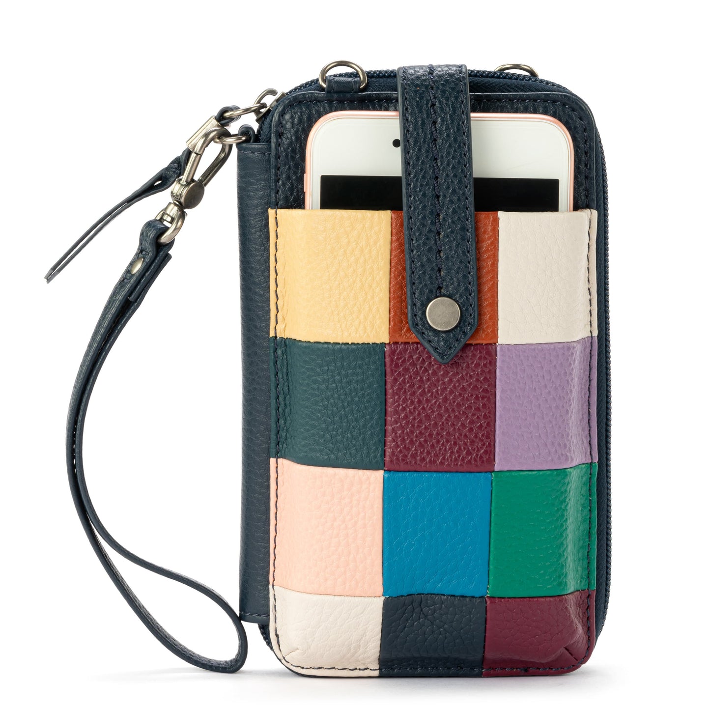 The Sak Silverlake Smartphone Crossbody Leather - |Multi Patch|