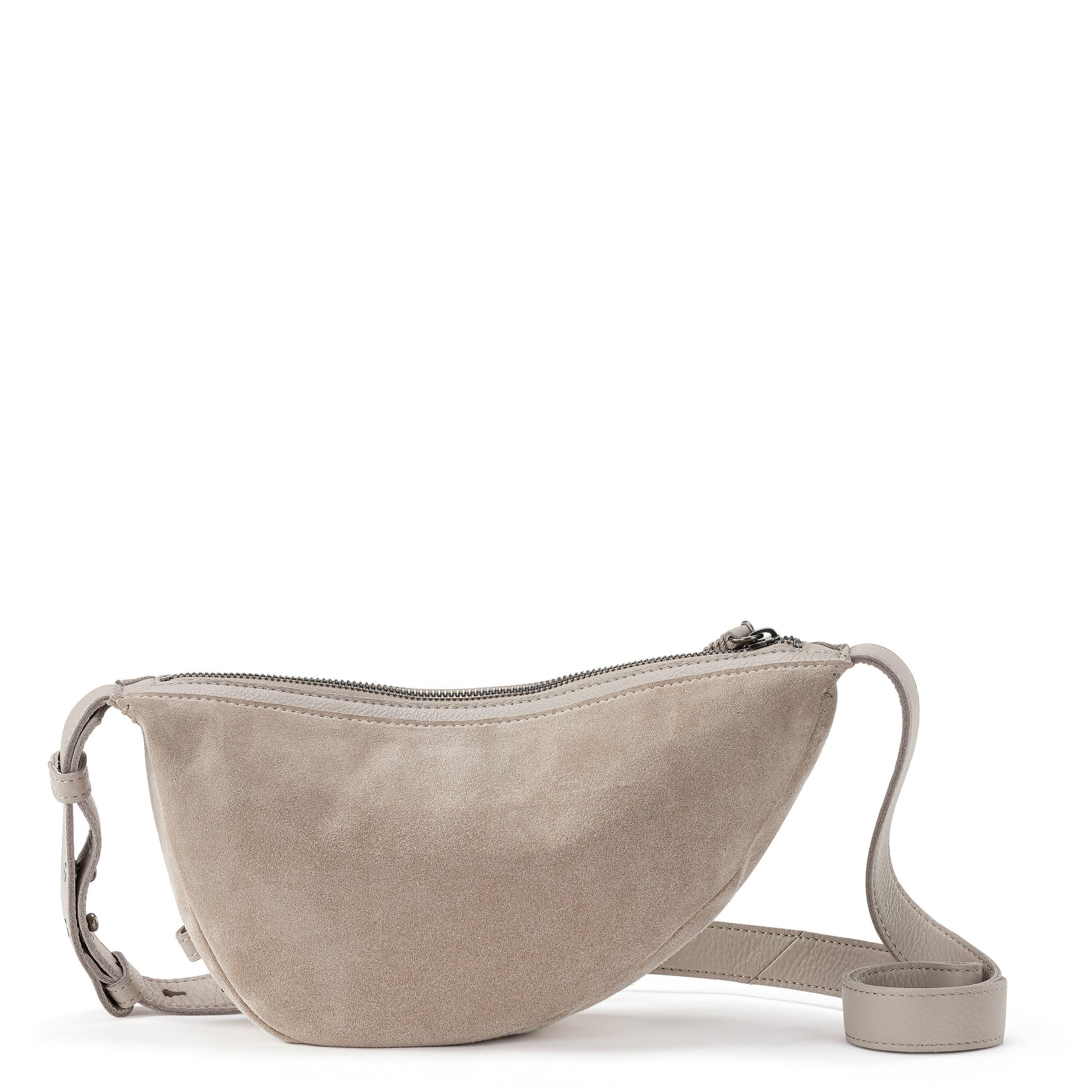 The Sak Tess Sling Bag Leather - |Sand Suede Block|