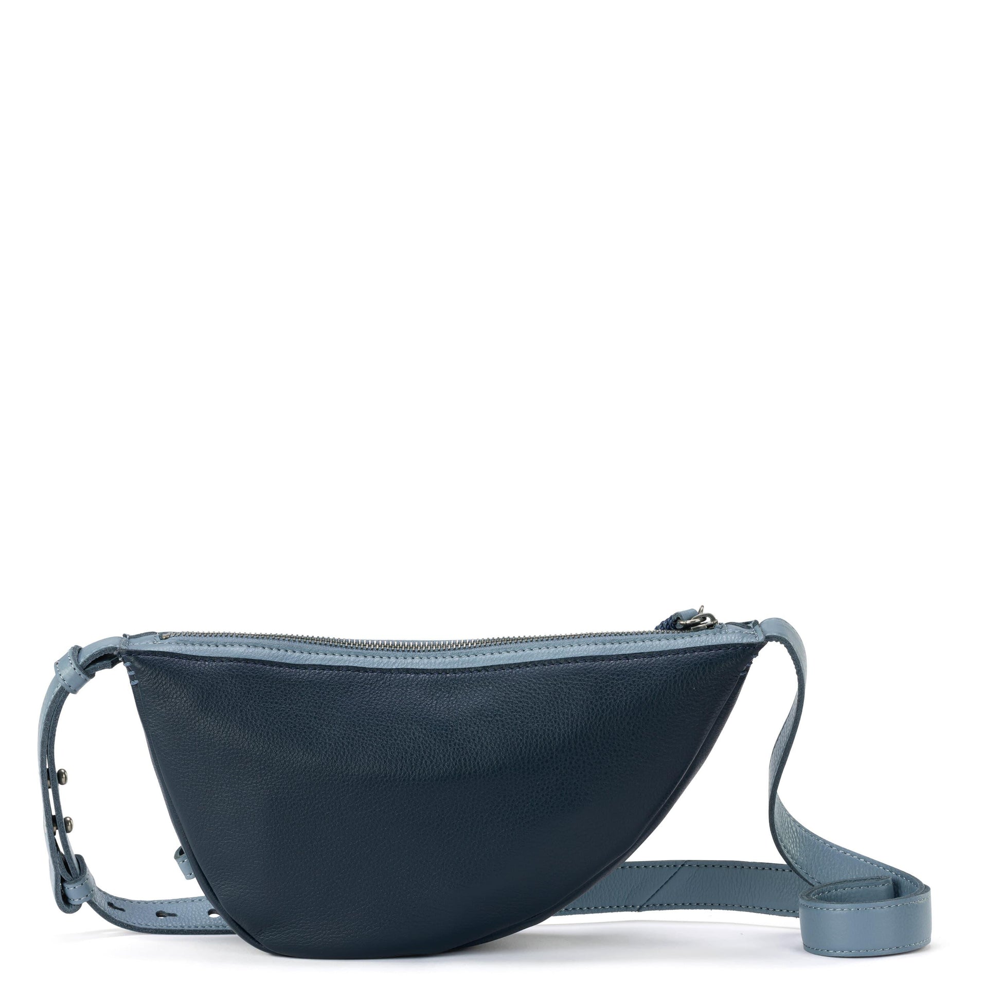 The Sak Tess Sling Bag Leather - |Indigo Block|