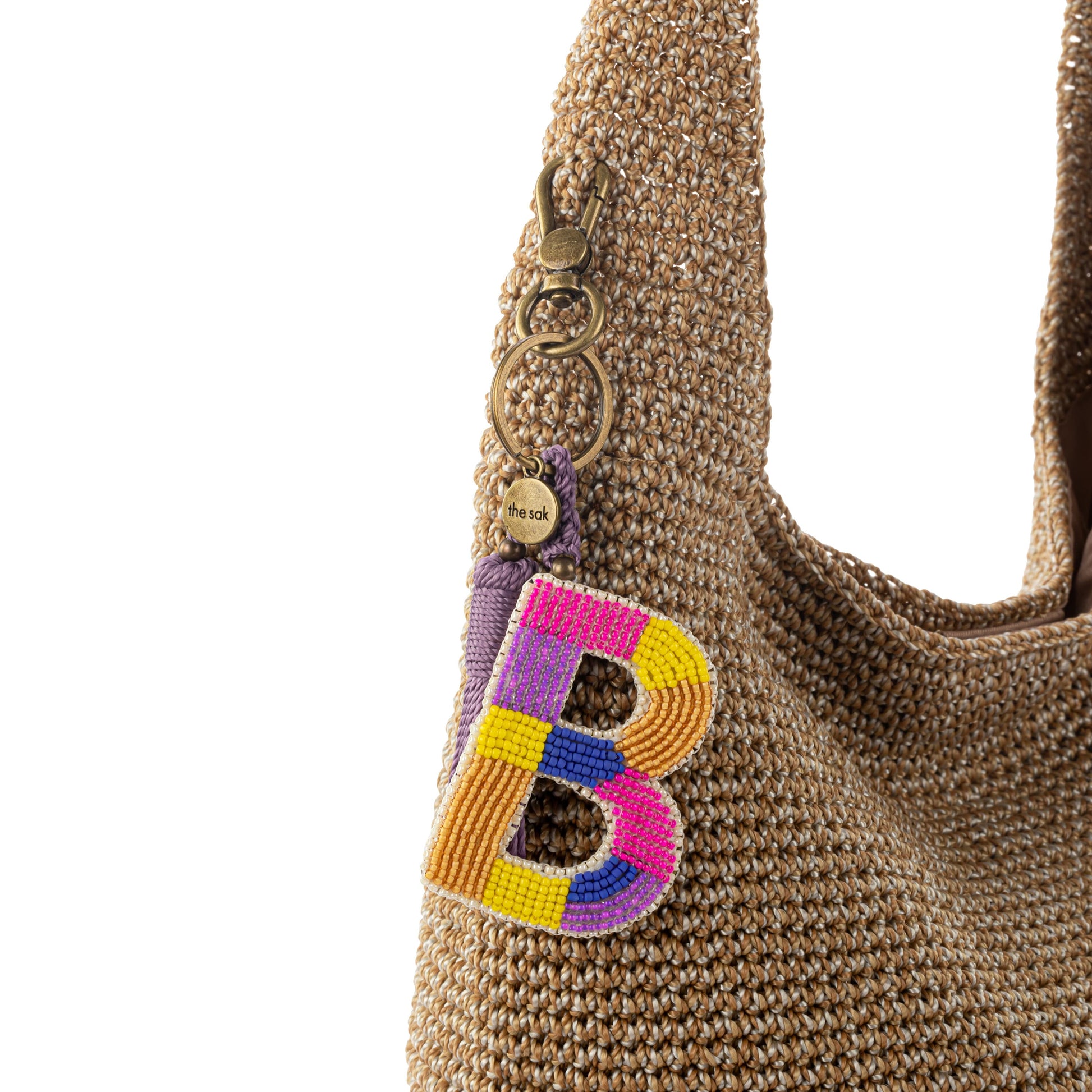 The Sak Yarnicharmz Letter Dangle Crochet - |B|