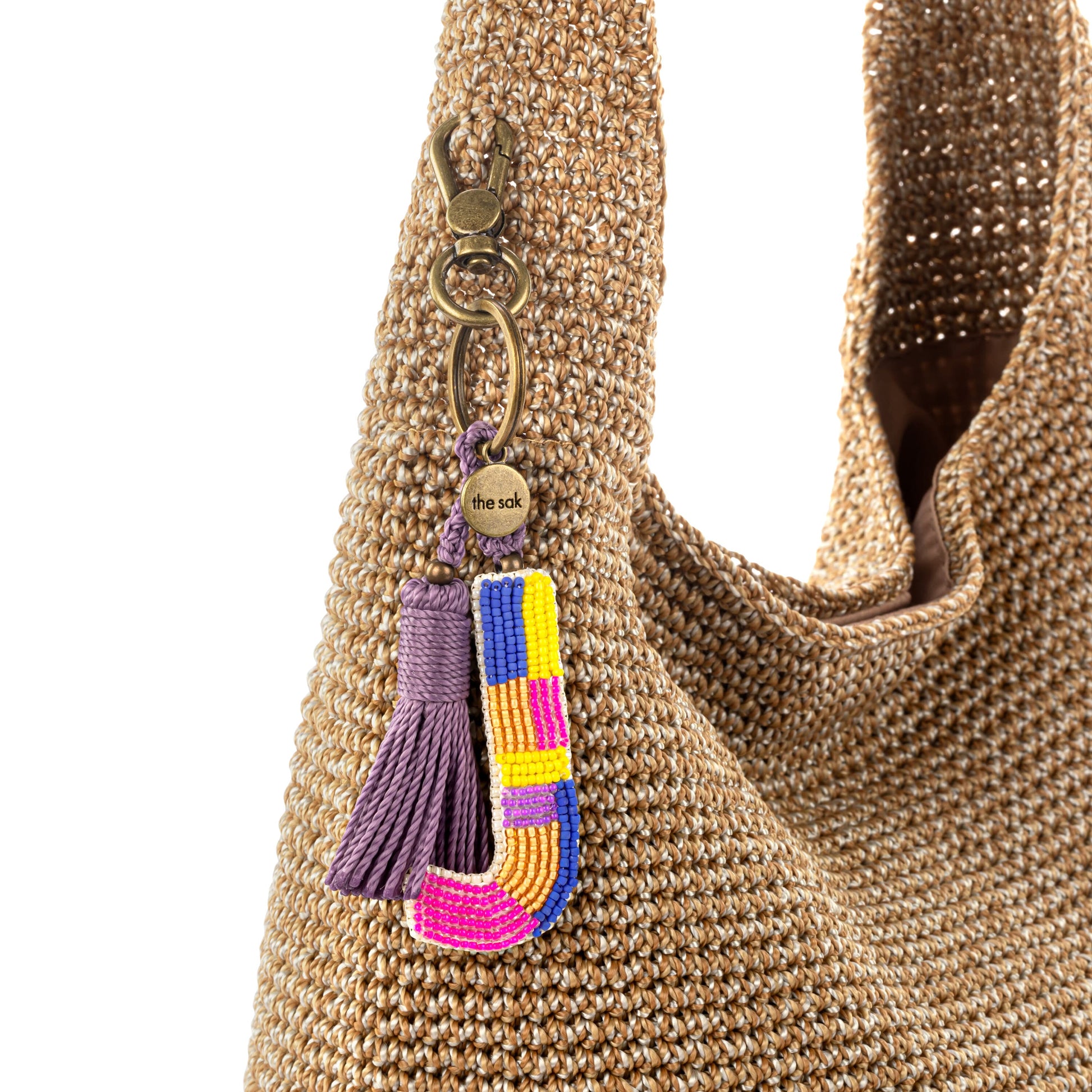 The Sak Yarnicharmz Letter Dangle Crochet - |J|