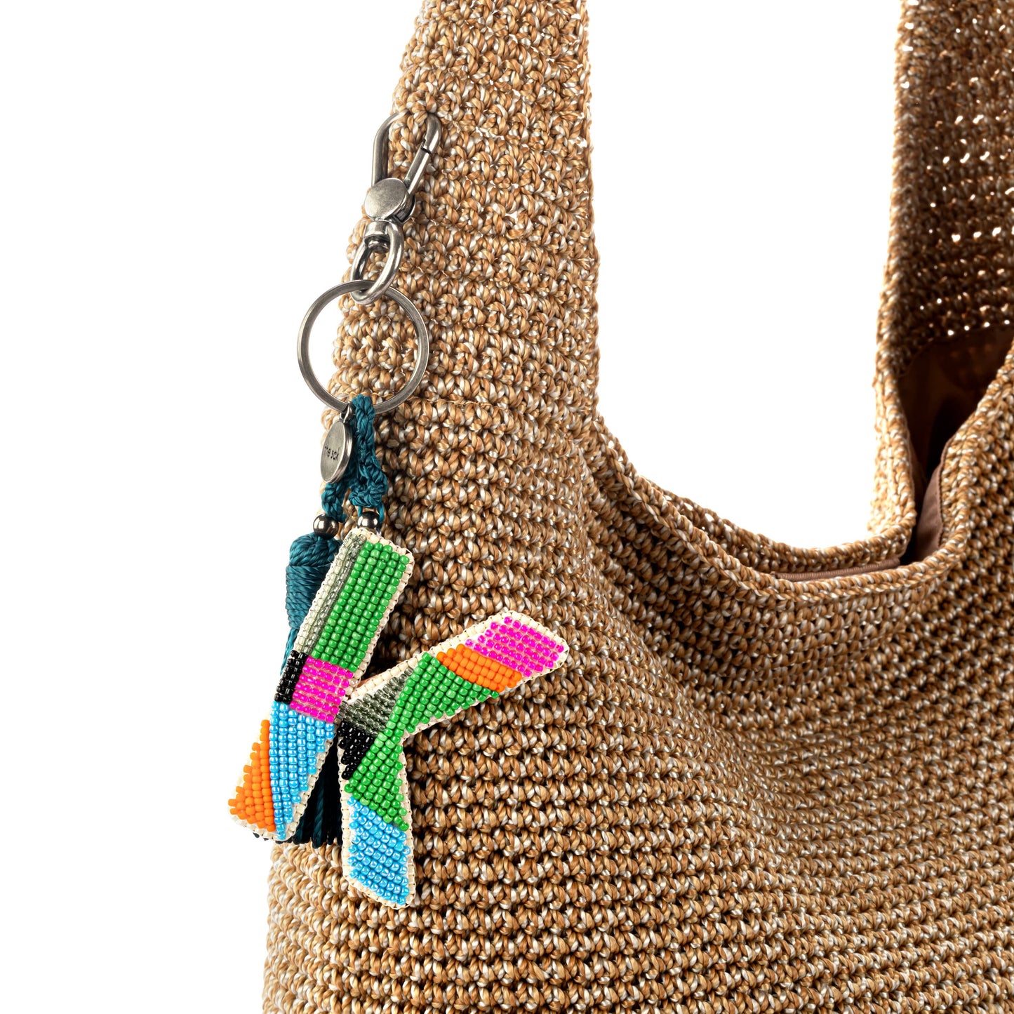 The Sak Yarnicharmz Letter Dangle Crochet - |K|