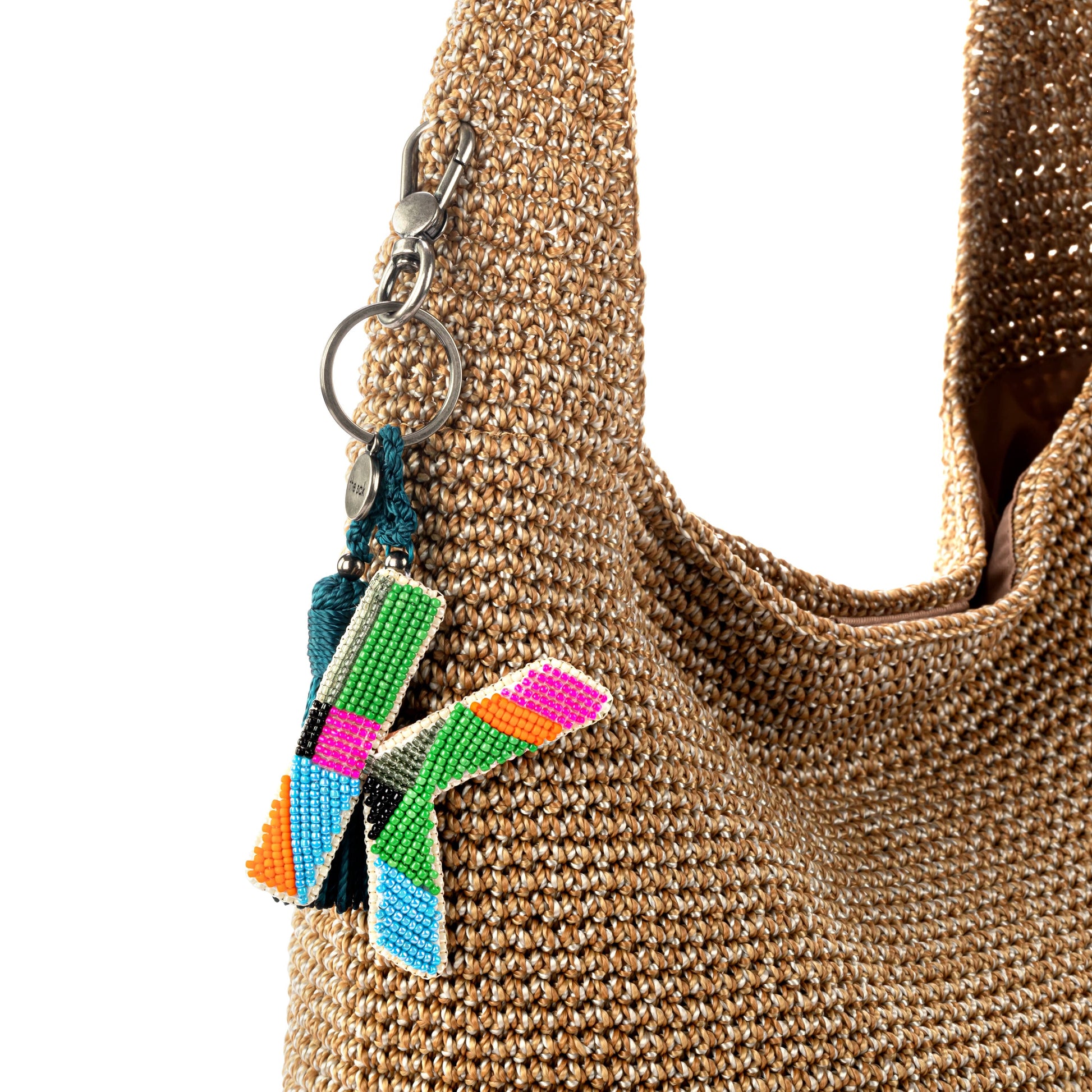 The Sak Yarnicharmz Letter Dangle Crochet - |K|