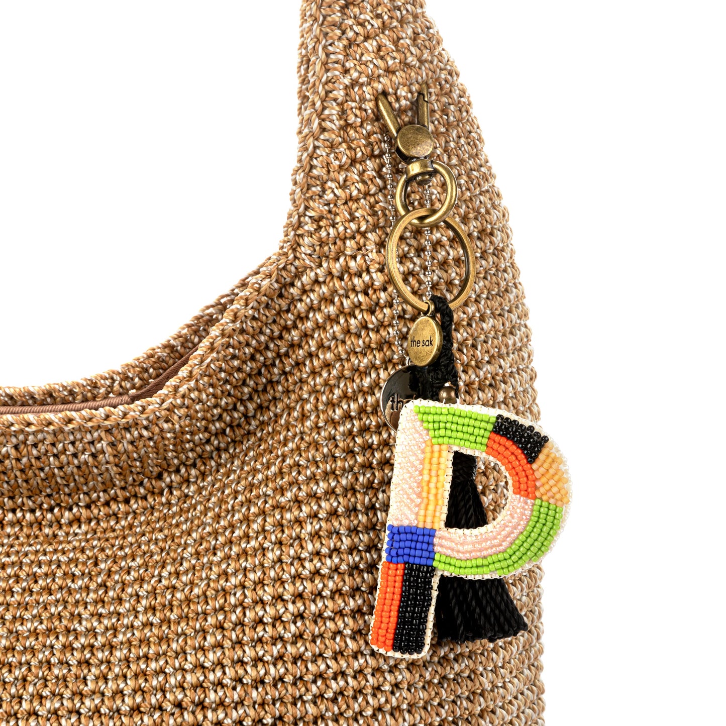 The Sak Yarnicharmz Letter Dangle Crochet - |P|