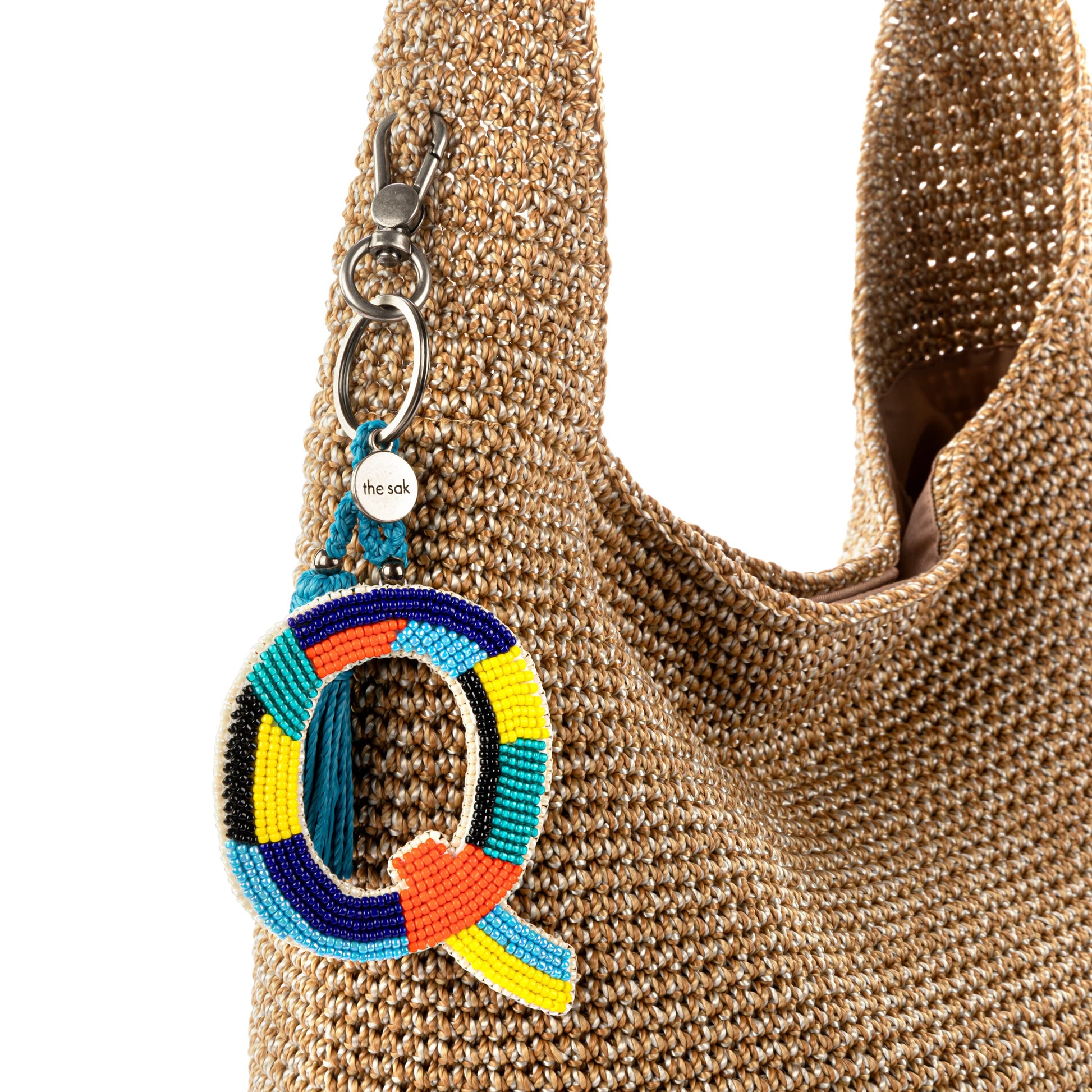 The Sak Yarnicharmz Letter Dangle Crochet - |Q|