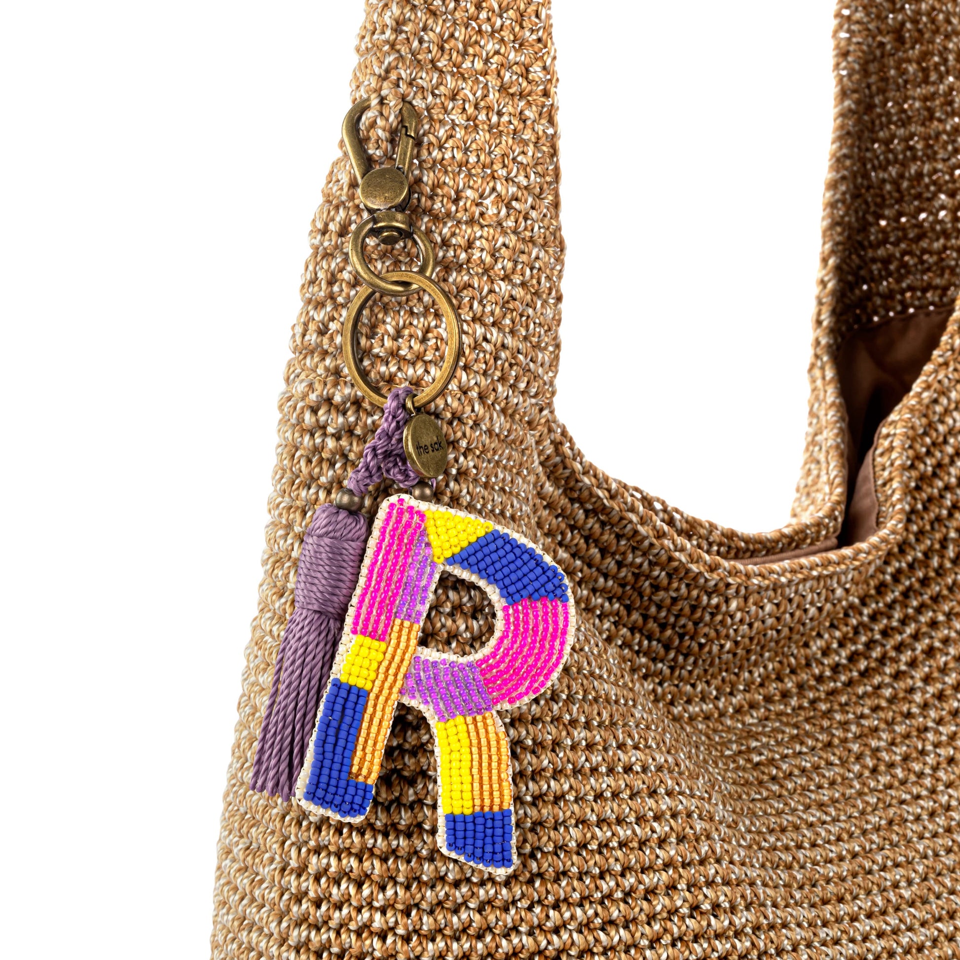 The Sak Yarnicharmz Letter Dangle Crochet - |R|