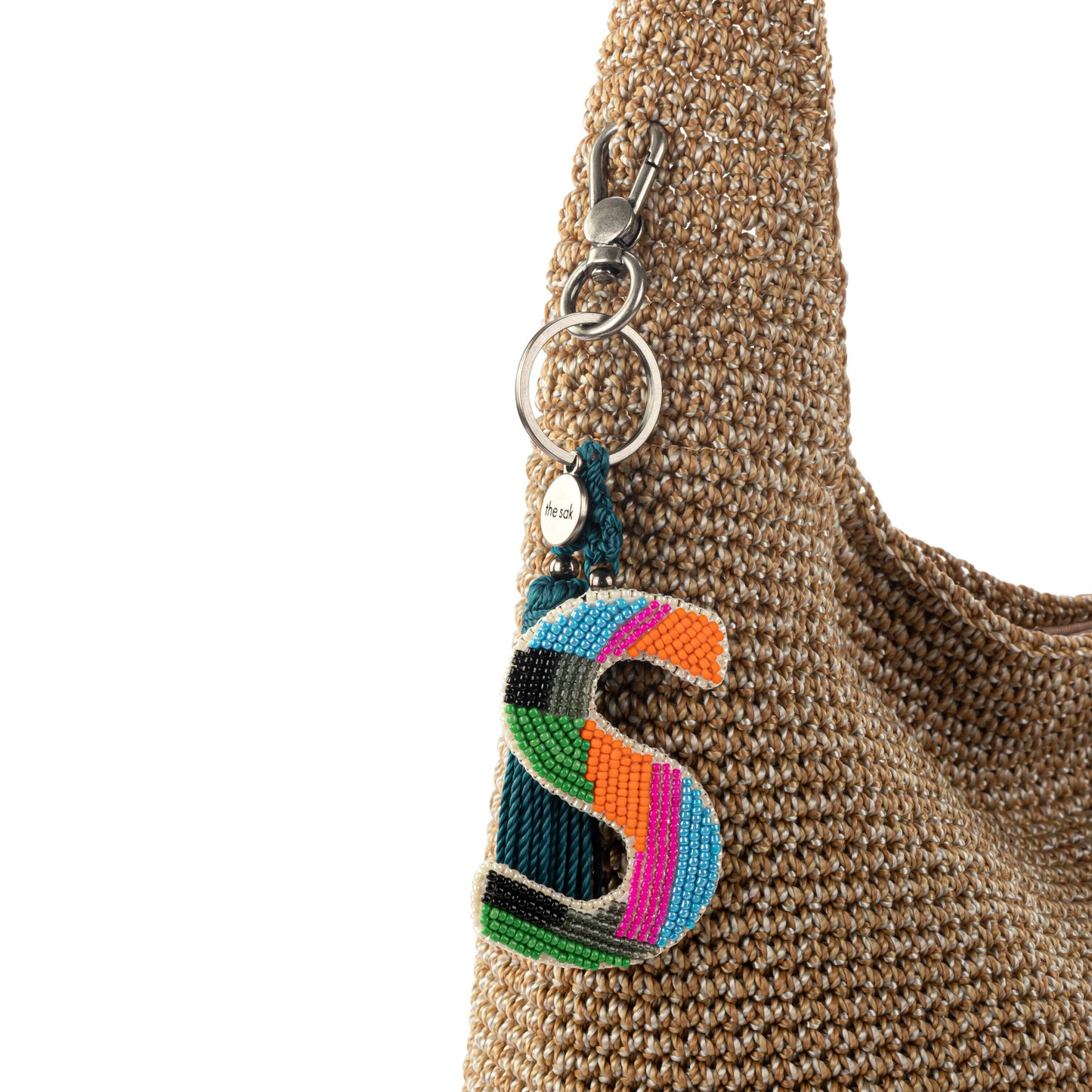 The Sak Yarnicharmz Letter Dangle Crochet - |S|