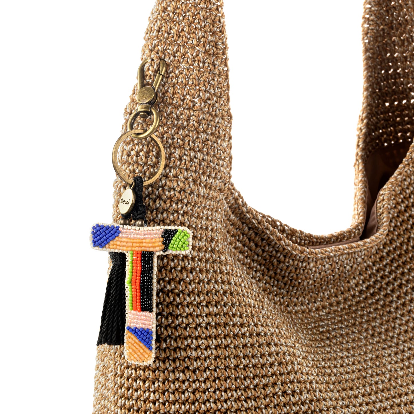 The Sak Yarnicharmz Letter Dangle Crochet - |T|