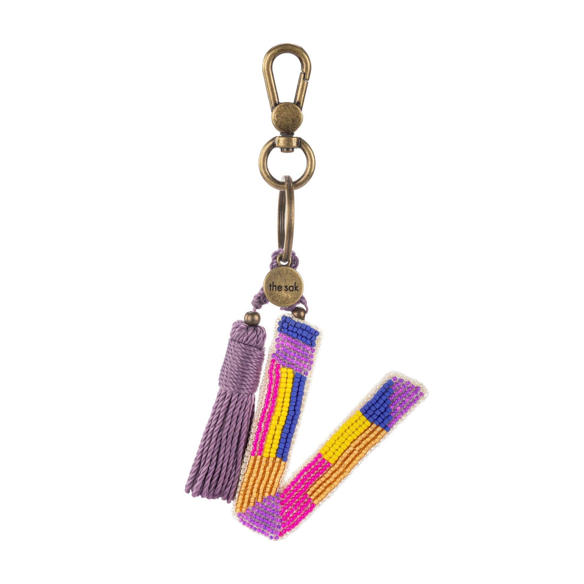 The Sak Yarnicharmz Letter Dangle Crochet - |V|