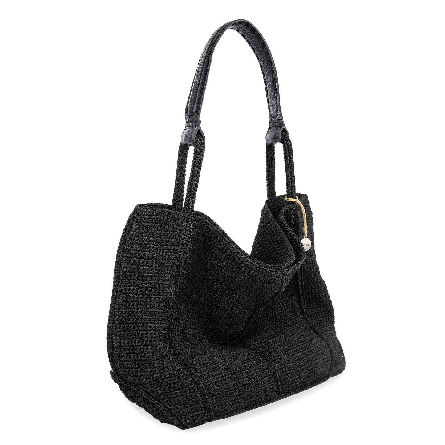 The Sak Los Feliz Slouchy Large Tote Crochet - |Black|