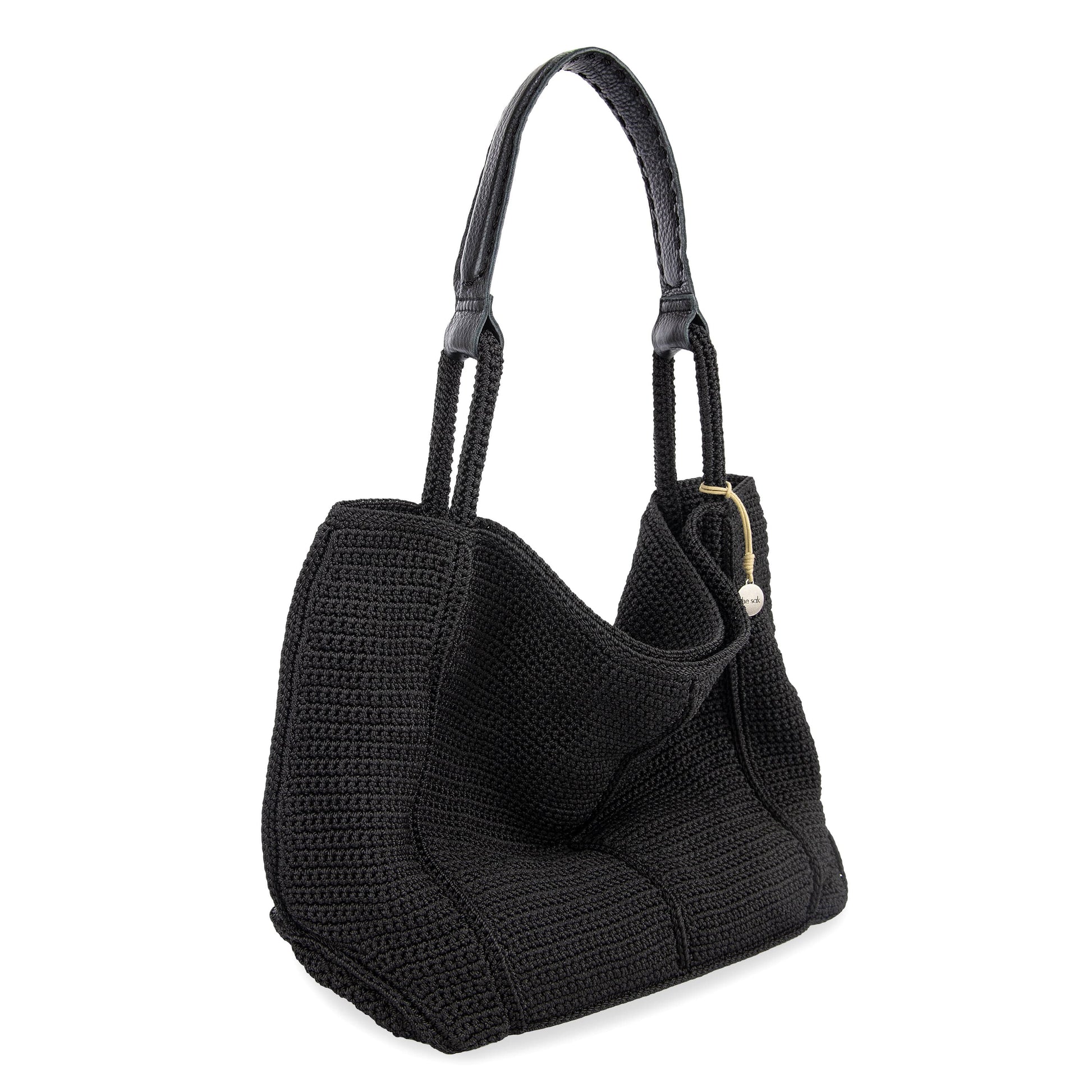The Sak Los Feliz Slouchy Large Tote Crochet - |Black|