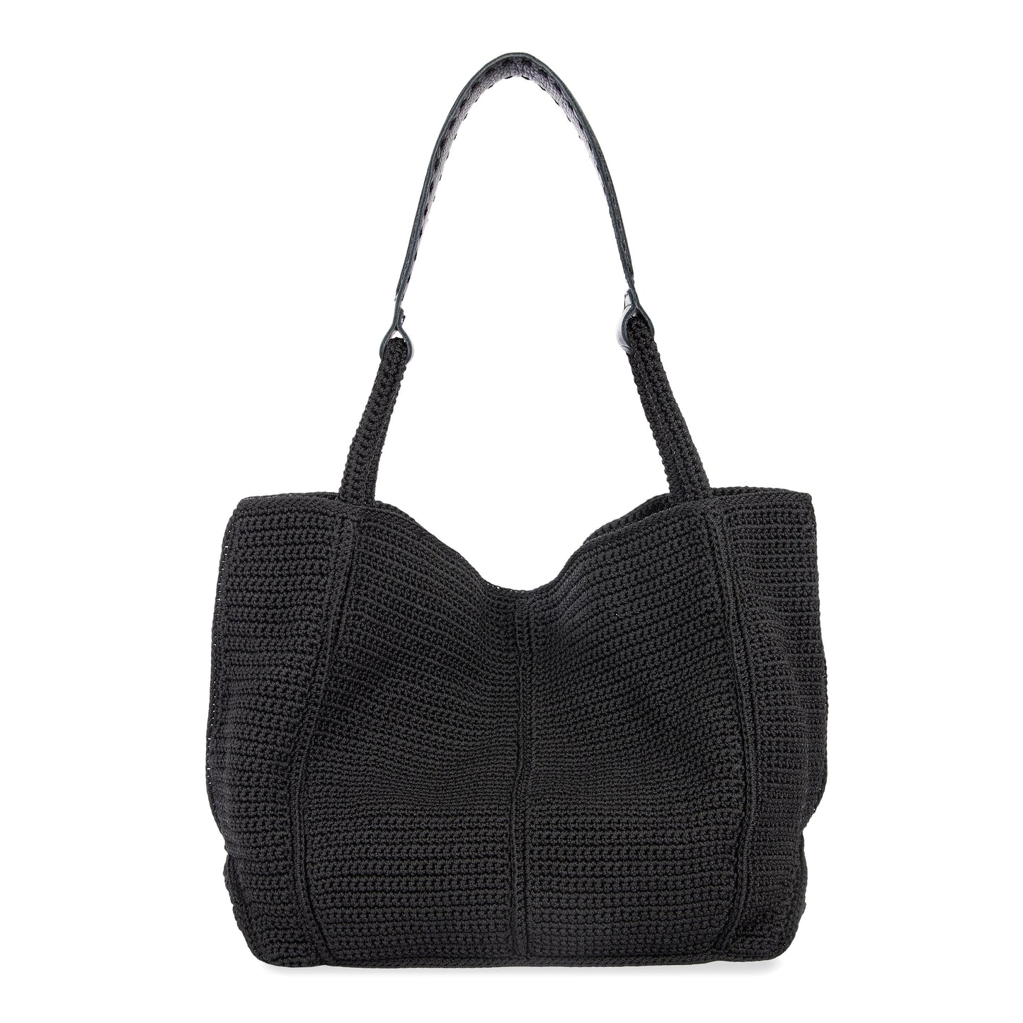 The Sak Los Feliz Slouchy Large Tote Crochet - |Black|