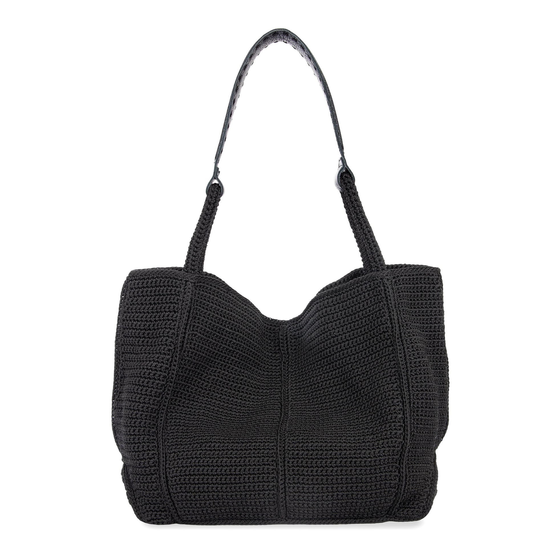 The Sak Los Feliz Slouchy Large Tote Crochet - |Black|