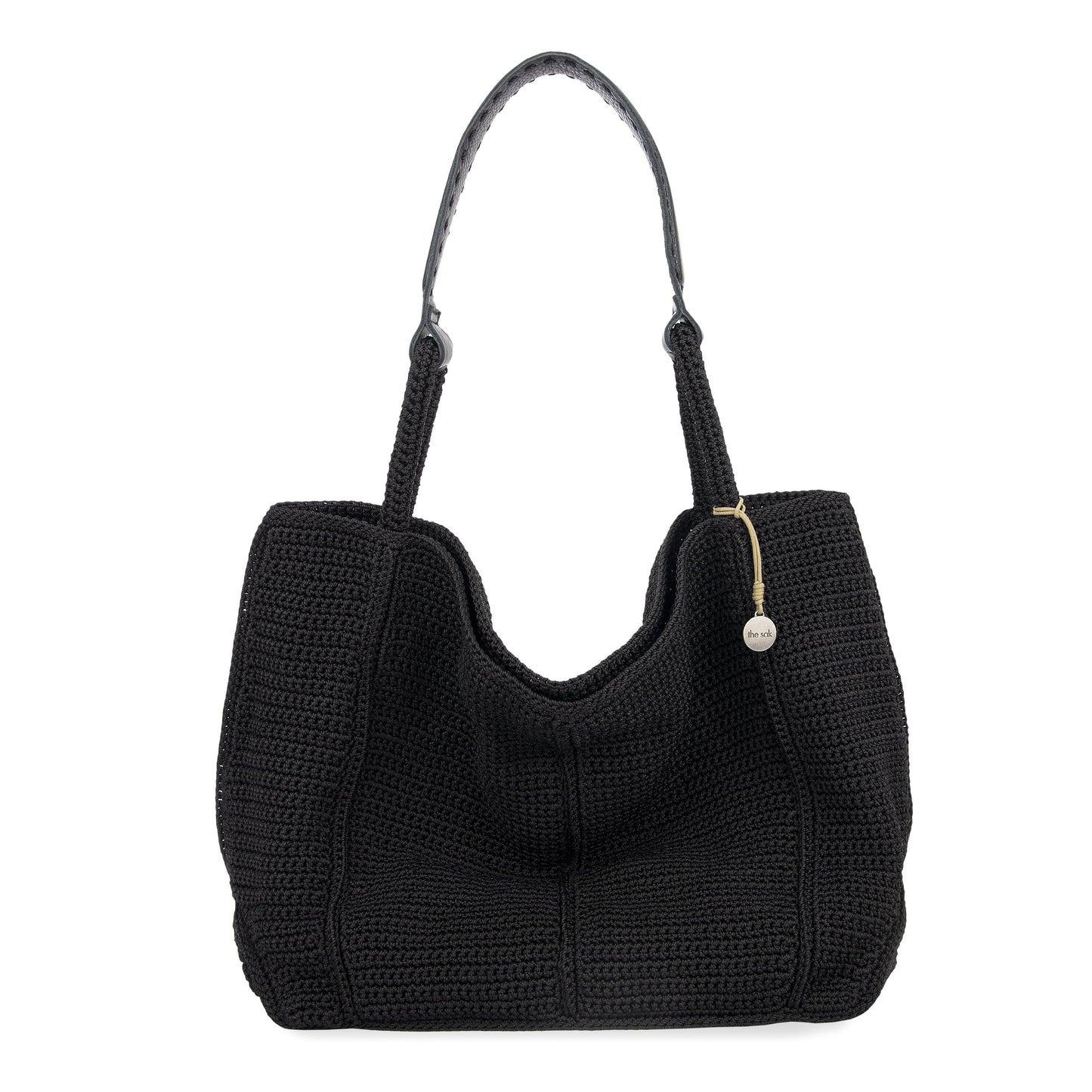 The Sak Los Feliz Slouchy Large Tote Crochet - |Black|