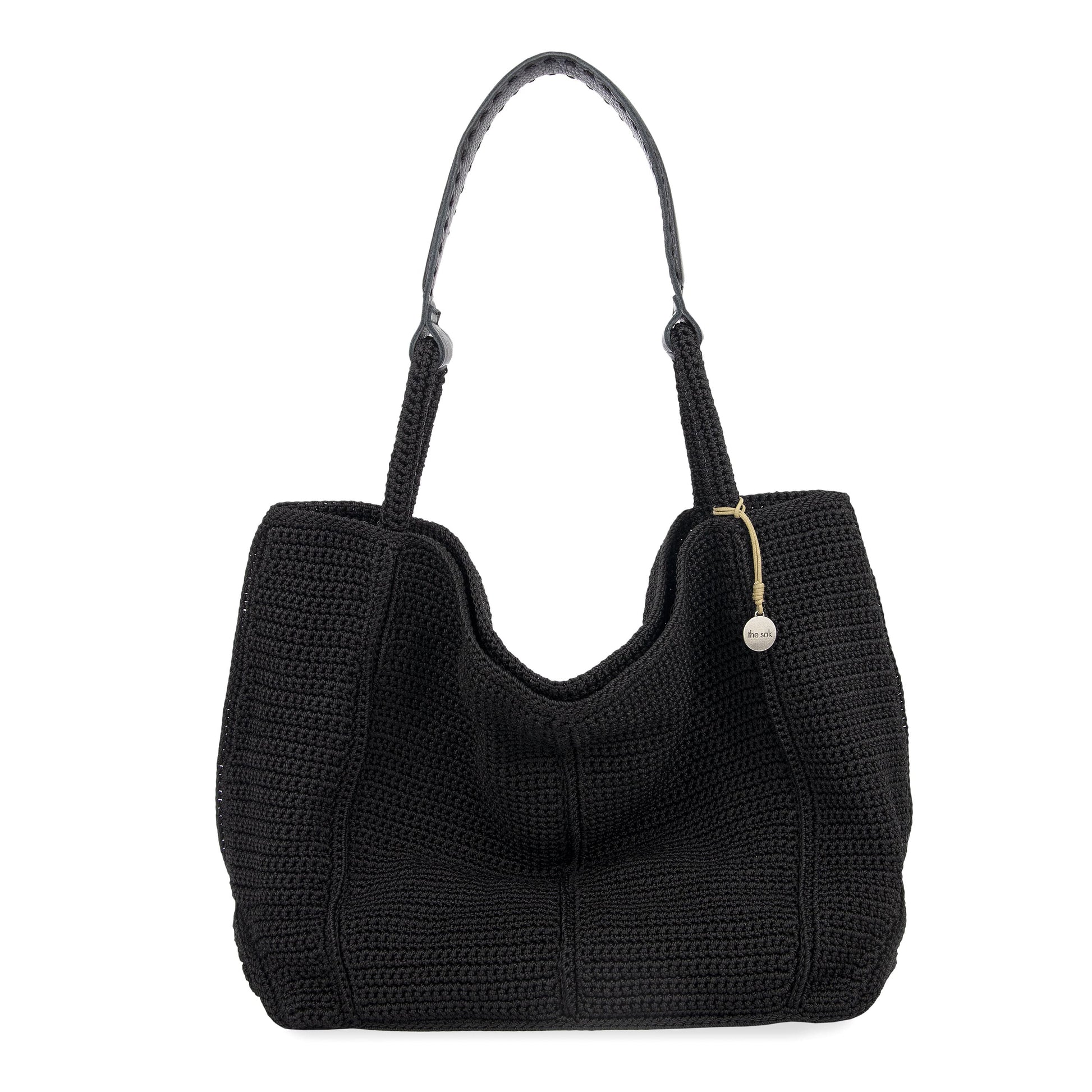 The Sak Los Feliz Slouchy Large Tote Crochet - |Black|