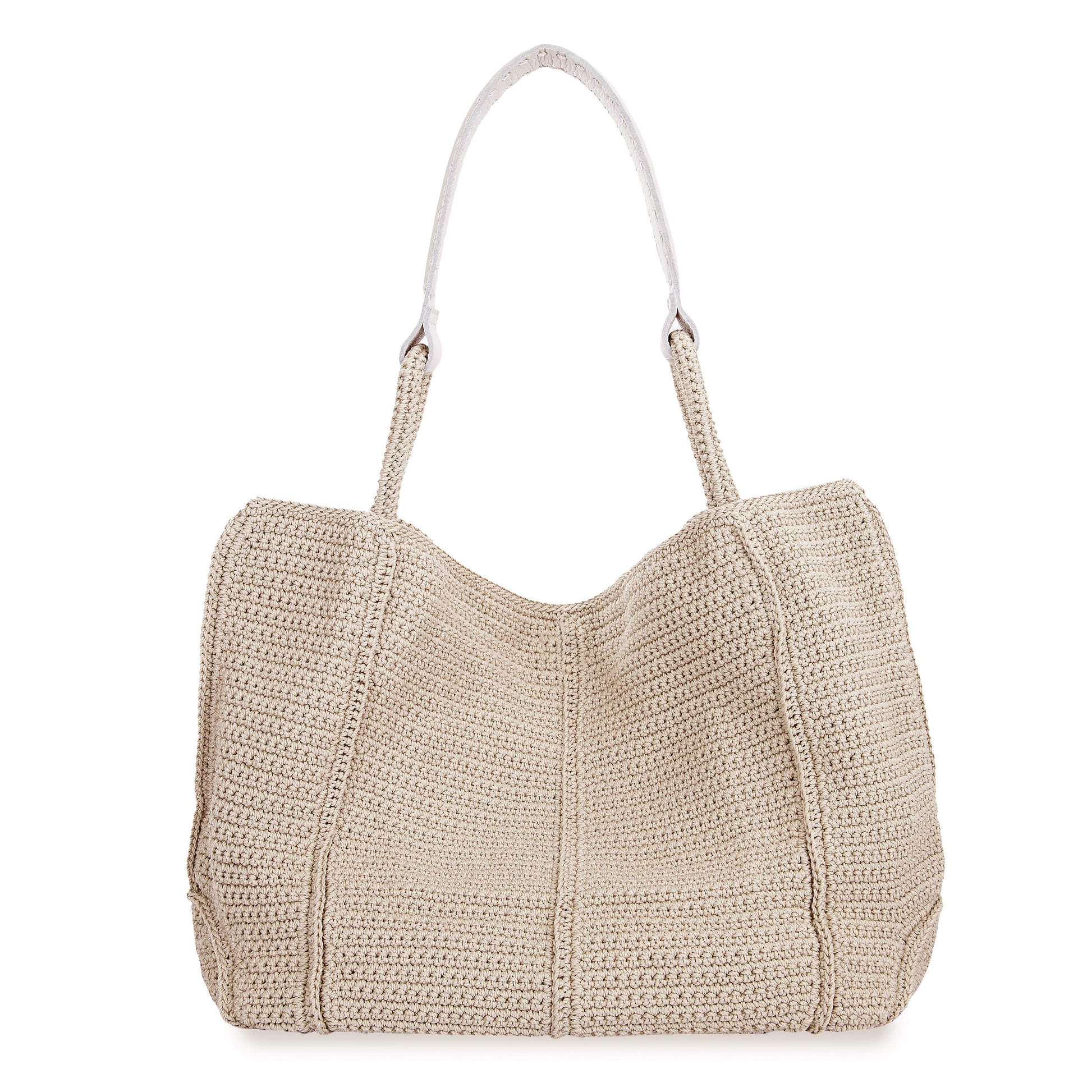 The Sak Los Feliz Slouchy Large Tote Crochet - |Ecru|