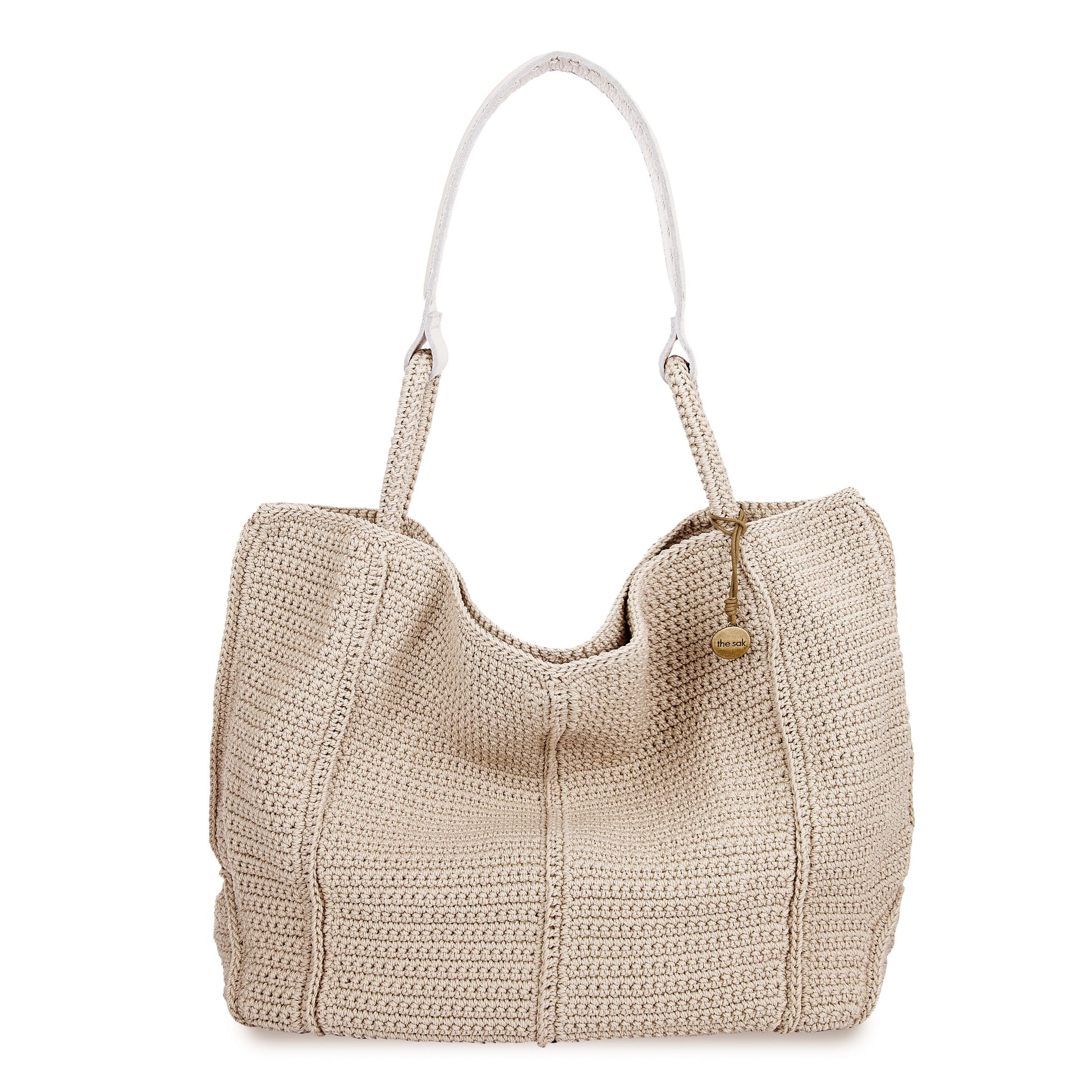 The Sak Los Feliz Slouchy Large Tote Crochet - |Ecru|