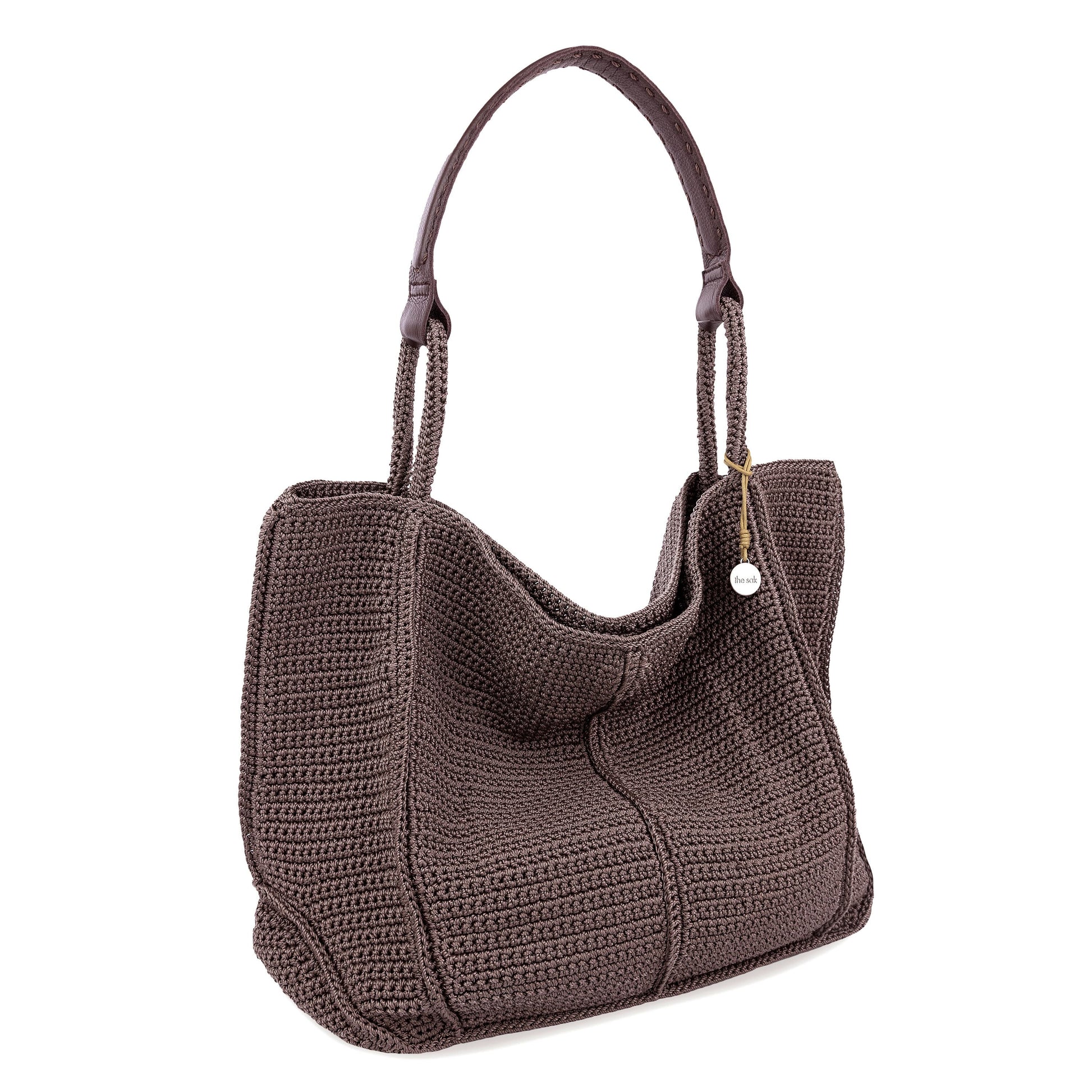The Sak Los Feliz Slouchy Large Tote Crochet - |Mushroom|