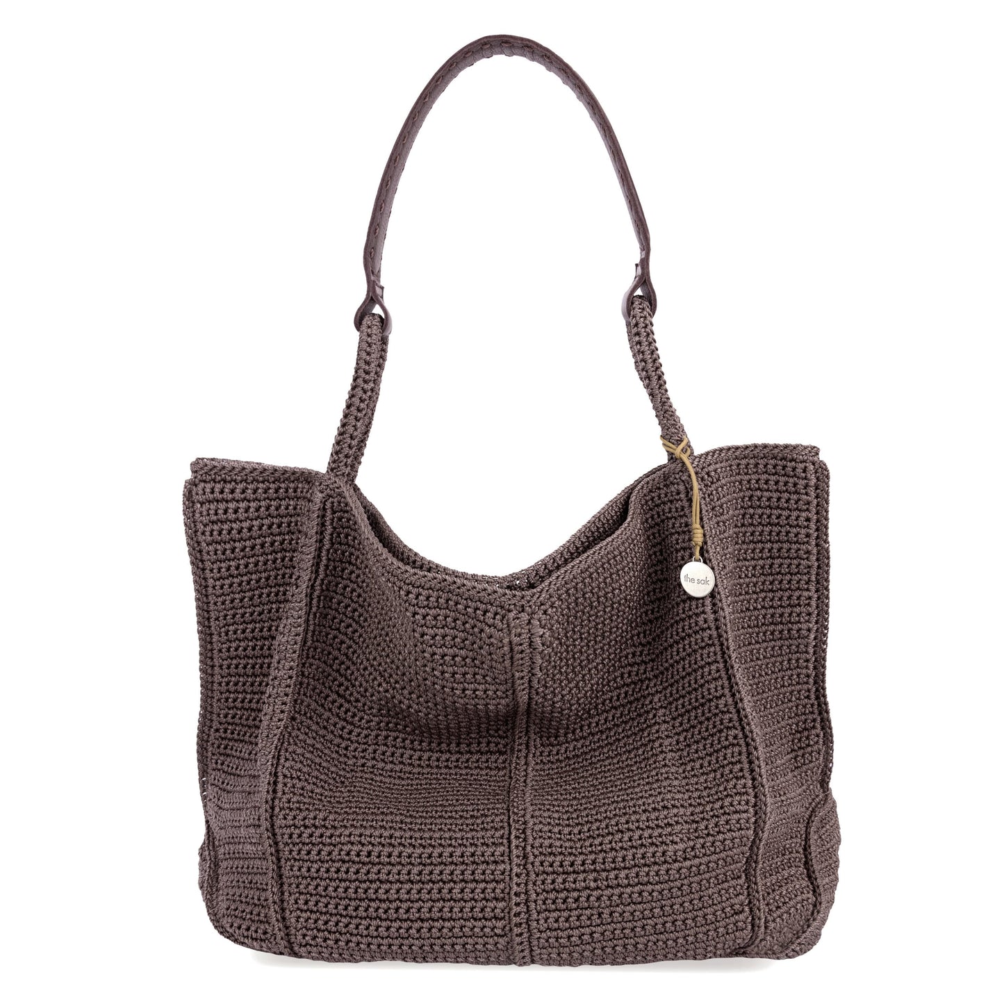 The Sak Los Feliz Slouchy Large Tote Crochet - |Mushroom|