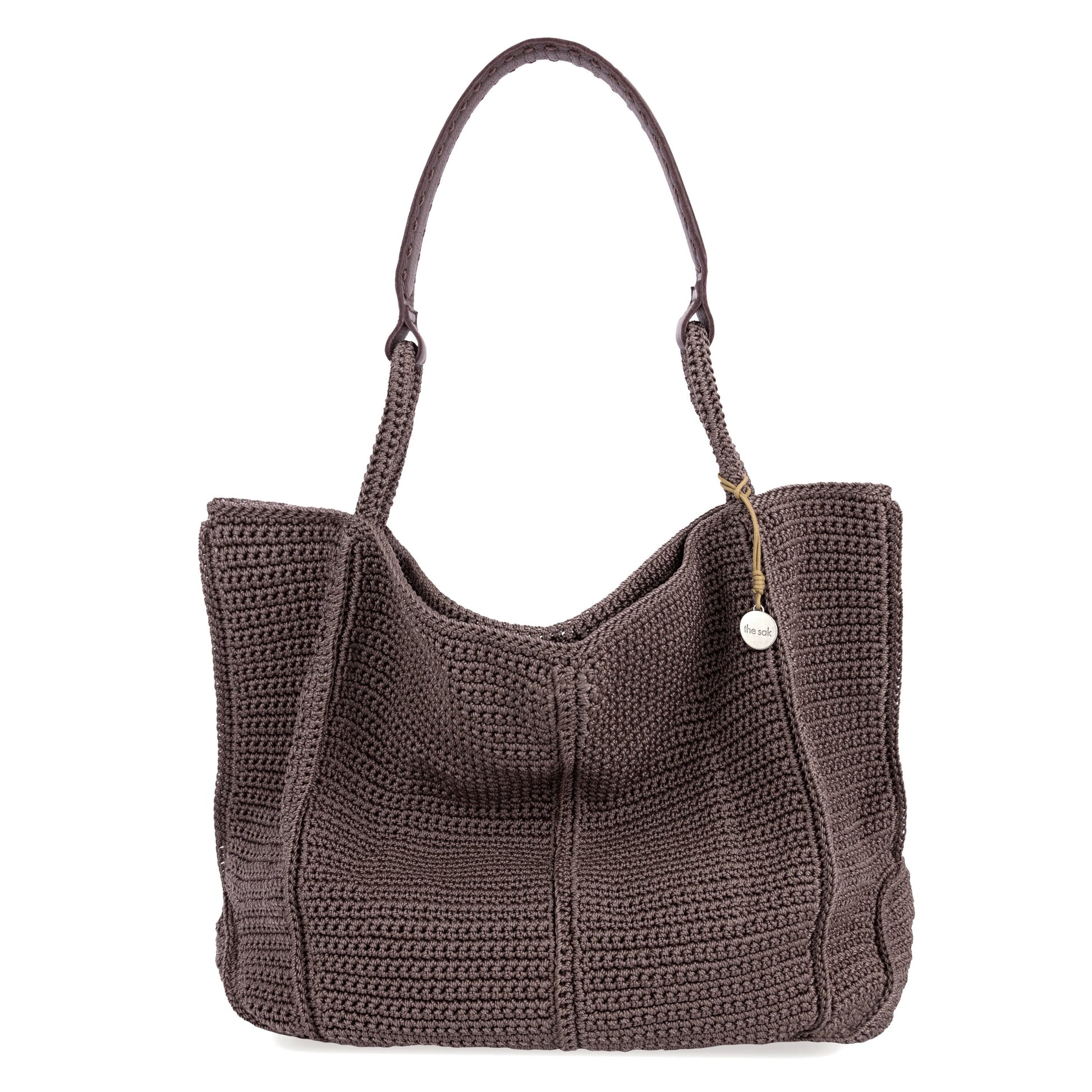 The Sak Los Feliz Slouchy Large Tote Crochet - |Mushroom|