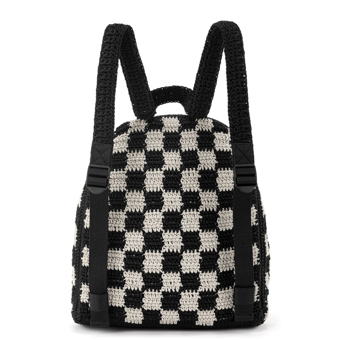The Sak Misty Kids Backpack Crochet - |Black Check|