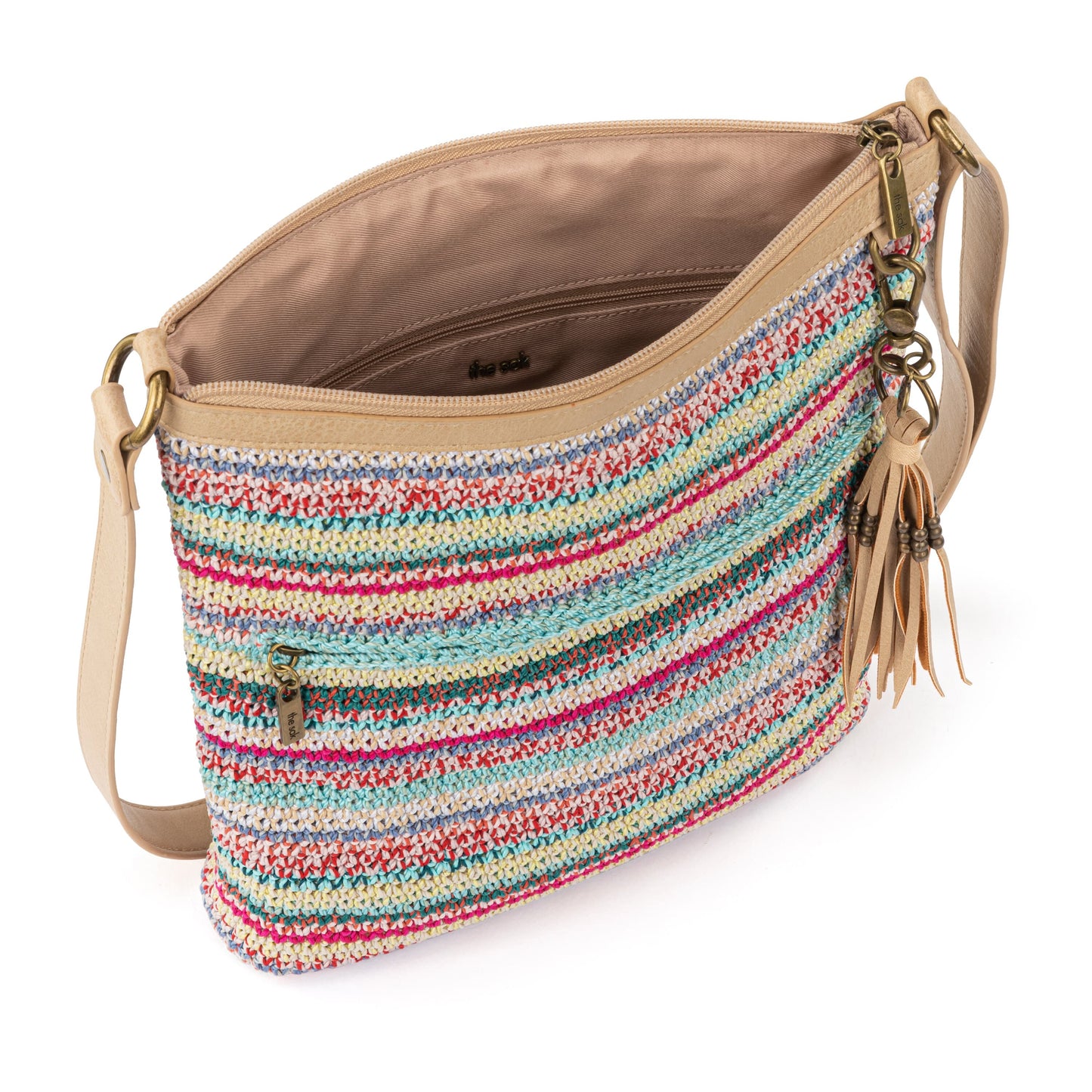 The Sak Lucia Crossbody Crochet - |Eden Stripe|